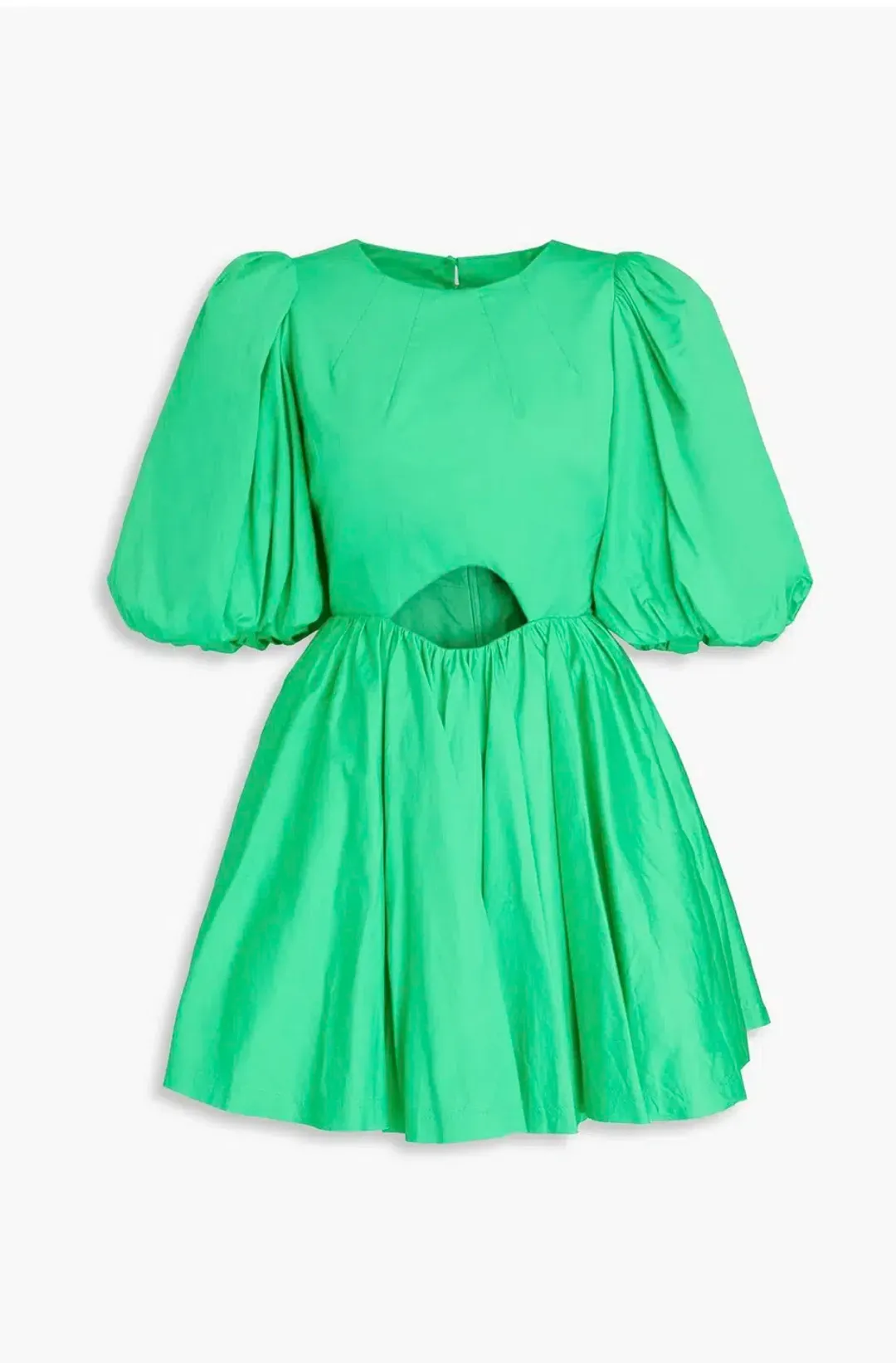 Aje Colette Abstract Cut Out Mini Dress Green Size AU 6 for rent on The Volte - main image