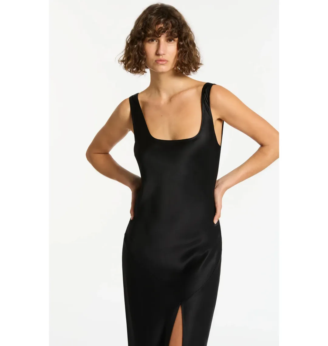 Sir the Label Editta Bias Dress Black Size 0 / AU 6 for rent on The Volte - main image