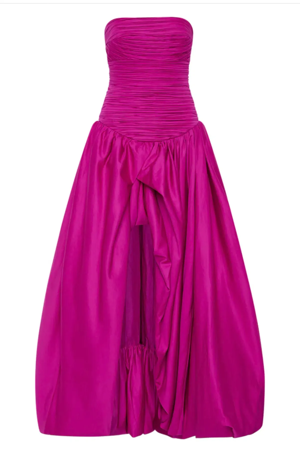 Aje Violette Bubble Hem Maxi Dress Deep Magenta Size 12 - Image 4