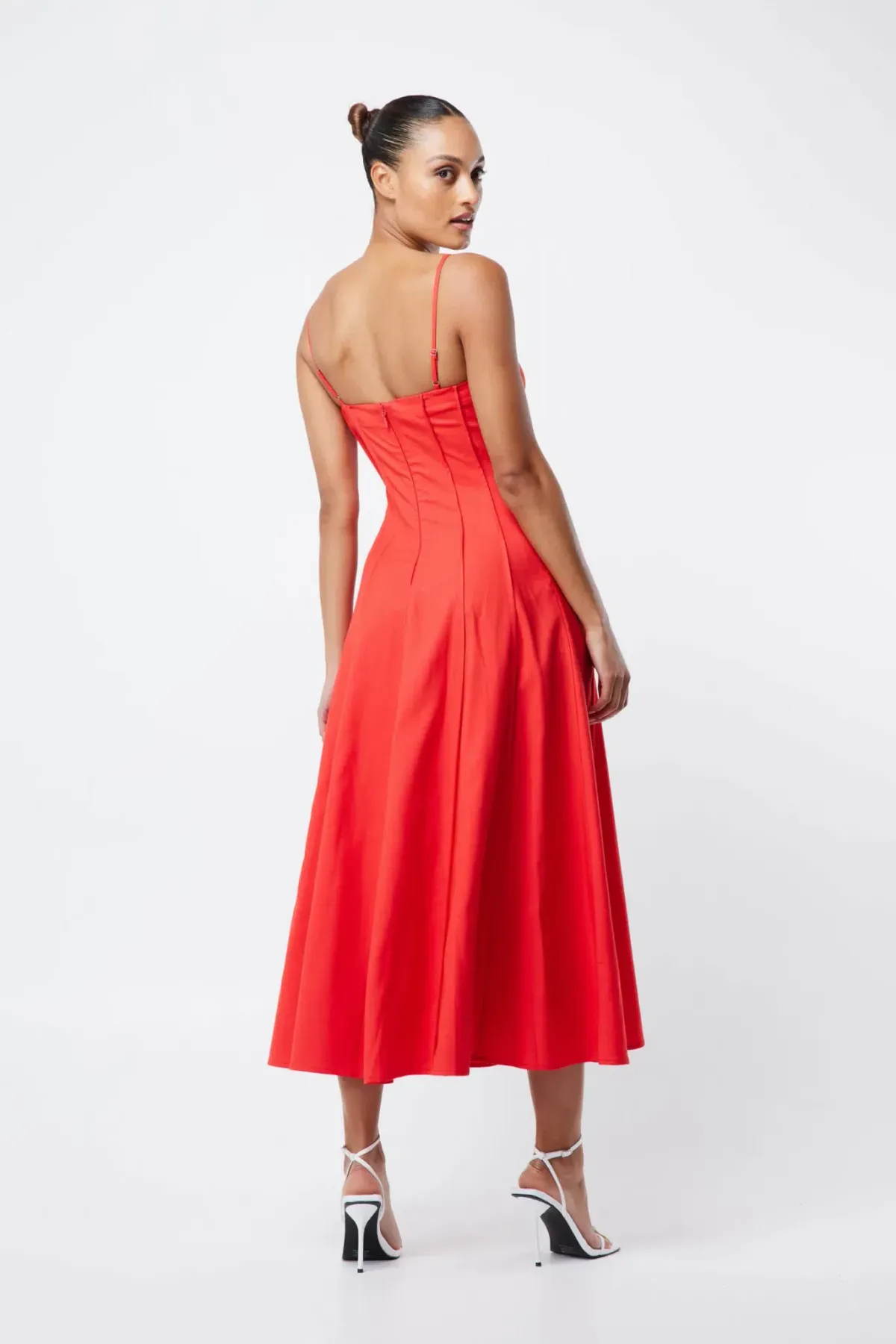 Mossman Skyline Maxi Dress Red Size AU 10 - Image 2