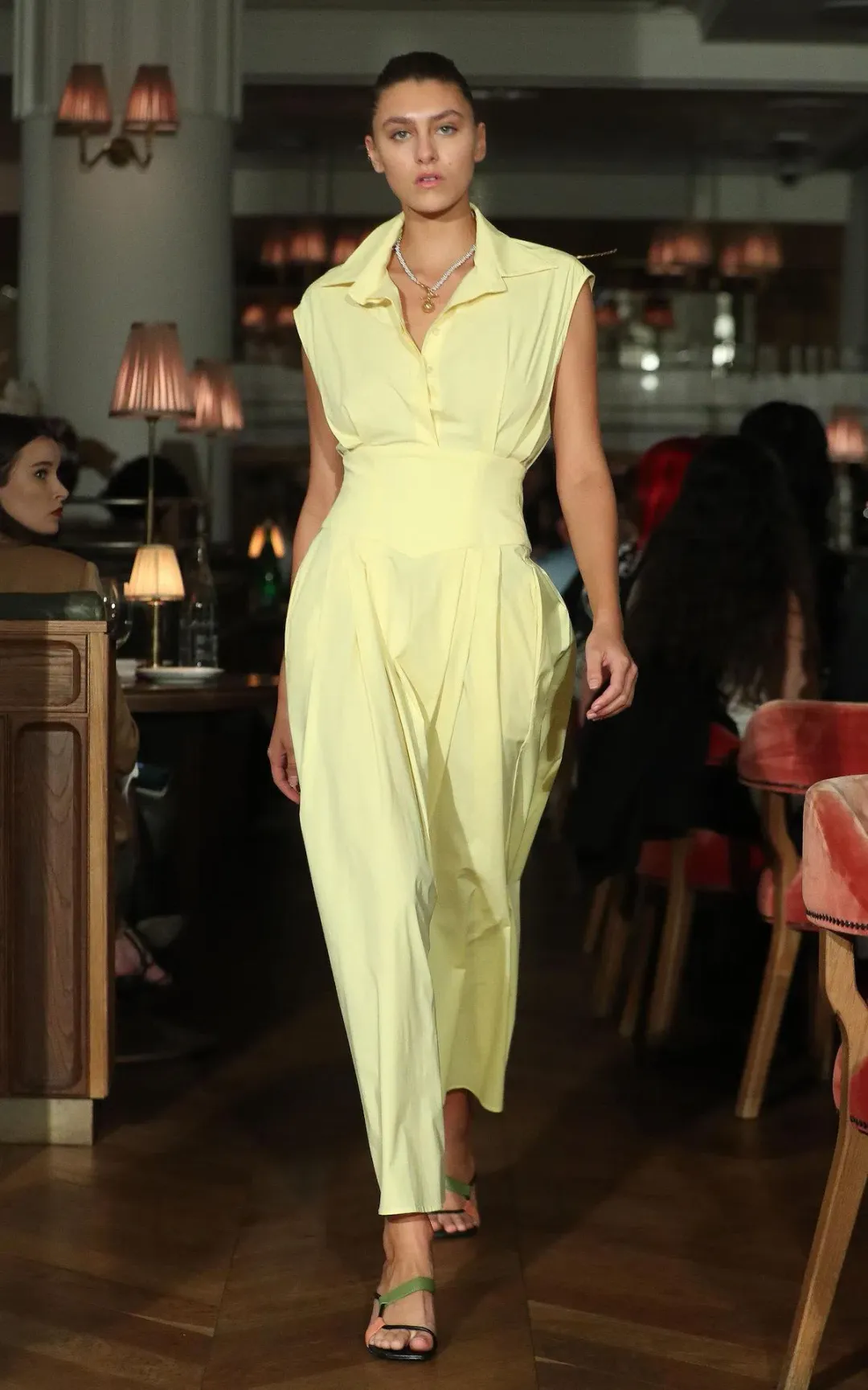 Anna Quan Noor Shirt Dress Yellow Size XS / AU 6  for rent on The Volte - main image