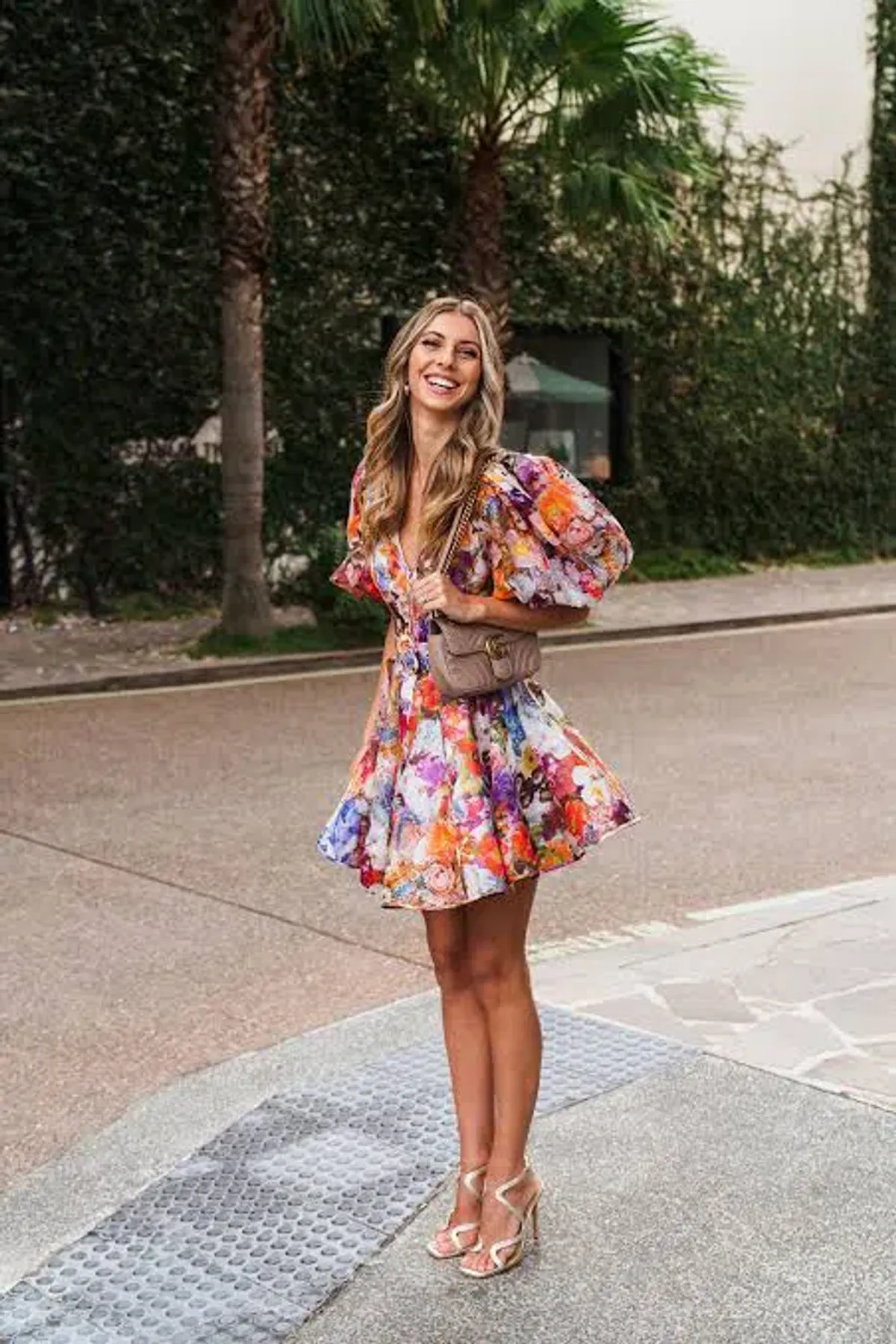 Zimmermann The Prima Voile Mini Dress in Multi Floral Size 3/Au 14  - Image 4