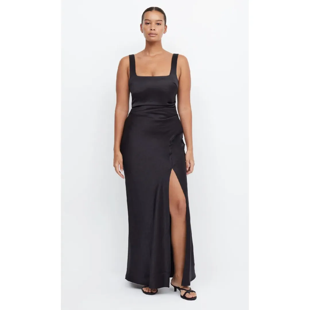 Bec & Bridge The Dreamer Square Neck Dress Black Size 18 for rent on The Volte - main image