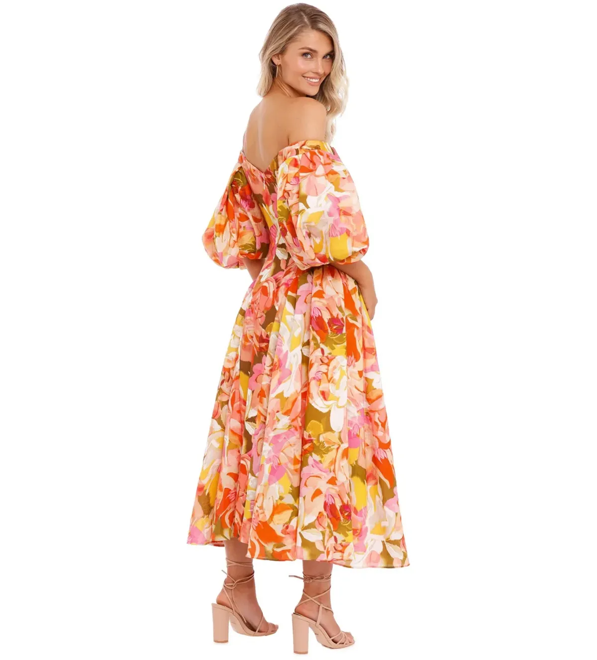 Acler Porter Dress Pink Bouquet Size 10 - Image 2