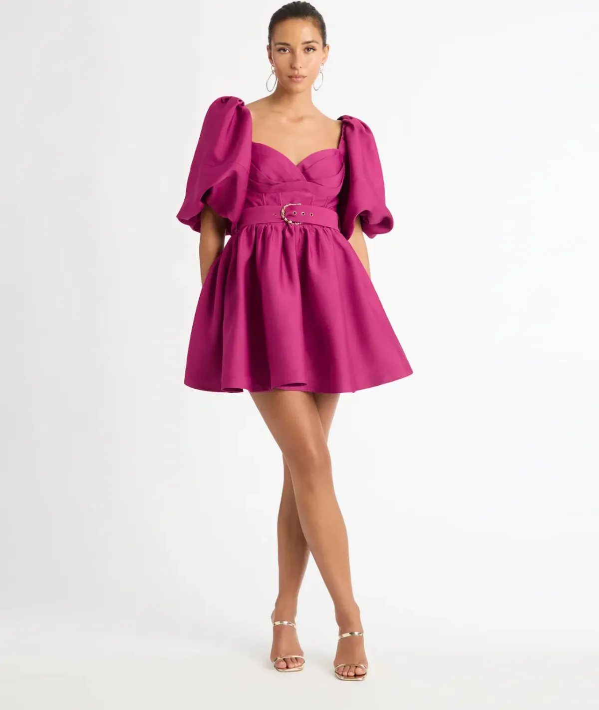 Sheike Sienna Party Dress Raspberry Size 6 - Image 1