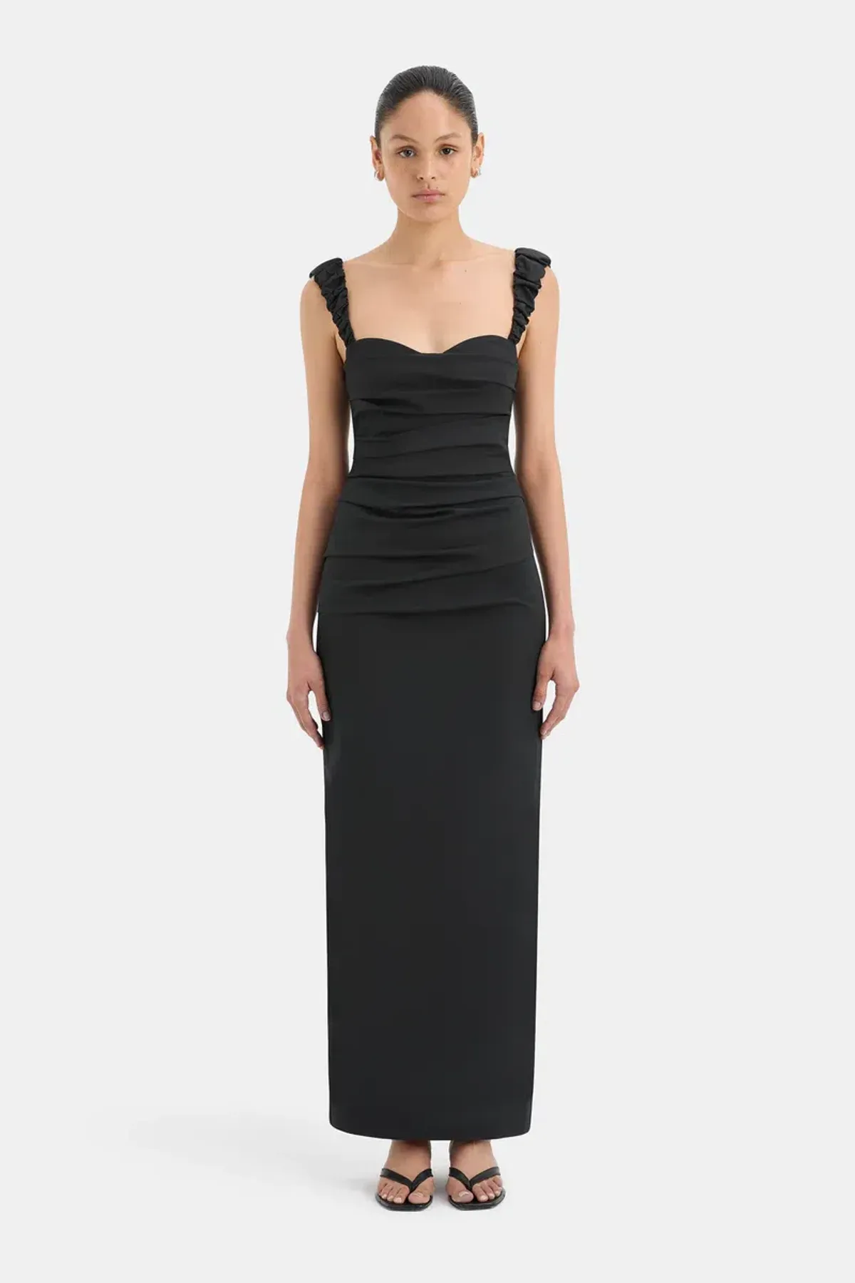 Sir The Label Azul Balconette Gown Black Size 2 / Au 10 - Image 1