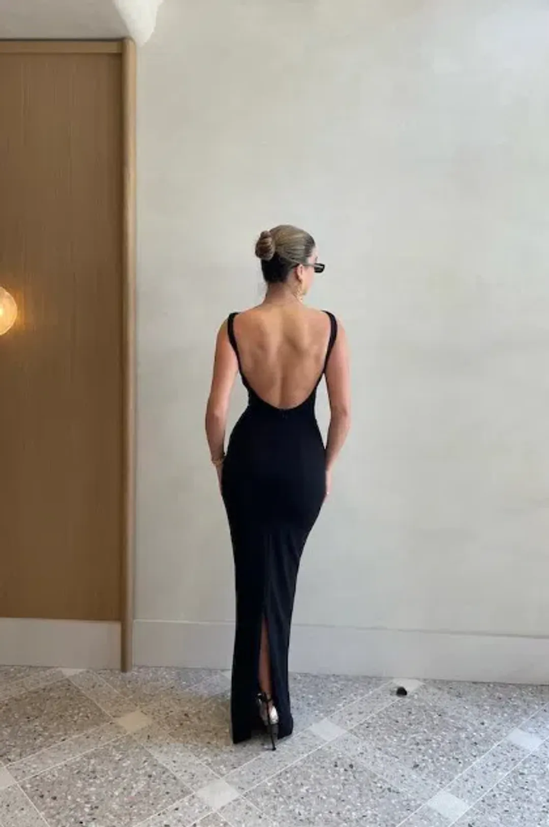 Effie Kats Verona Gown Dress Black Size 6 for rent on The Volte - main image