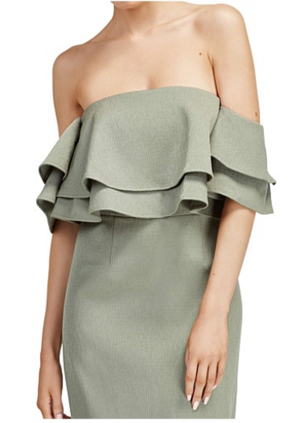 Keepsake the Label Two Fold Dress Green Size 8 - Image 4