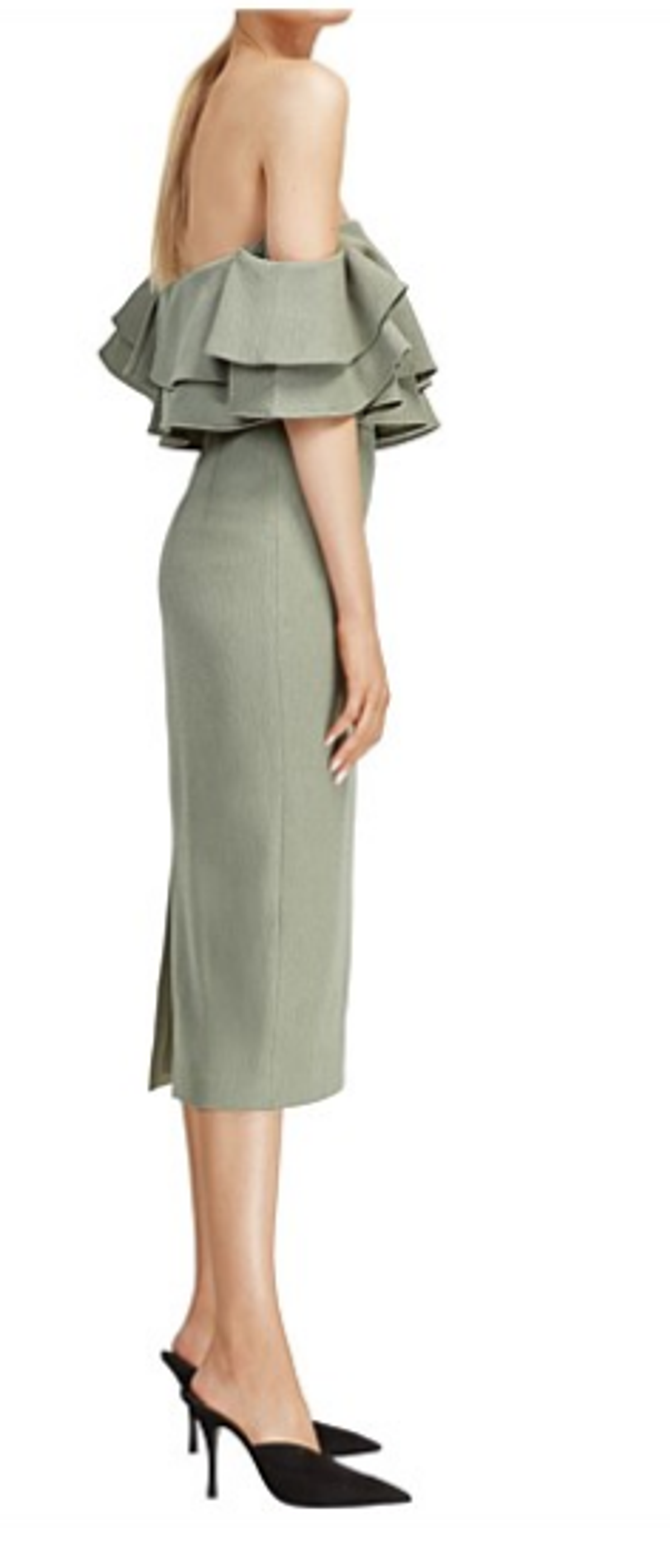 Keepsake the Label Two Fold Dress Green Size 8 - Image 3