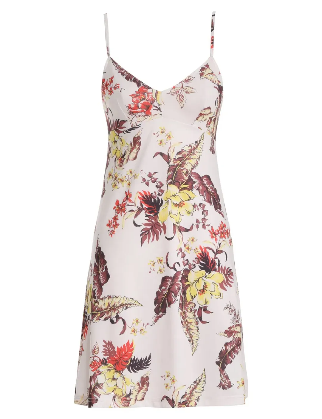 Zimmermann Matchmaker Tiered Midi Dress Ivory Tropical Floral Size 0P / AU 6 for rent on The Volte - main image