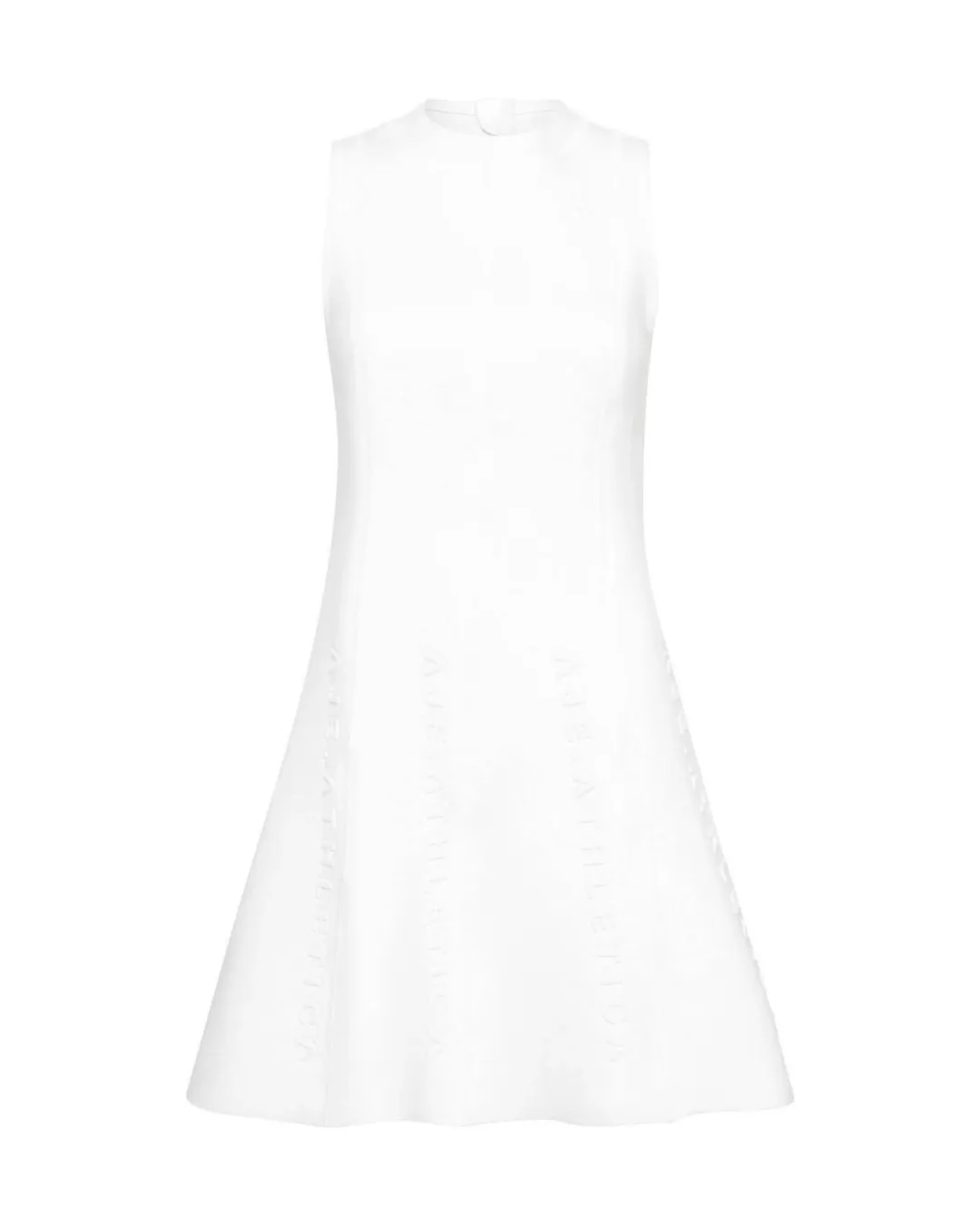 Aje signature logo dress in Ivory Size AU 8 for rent on The Volte - main image