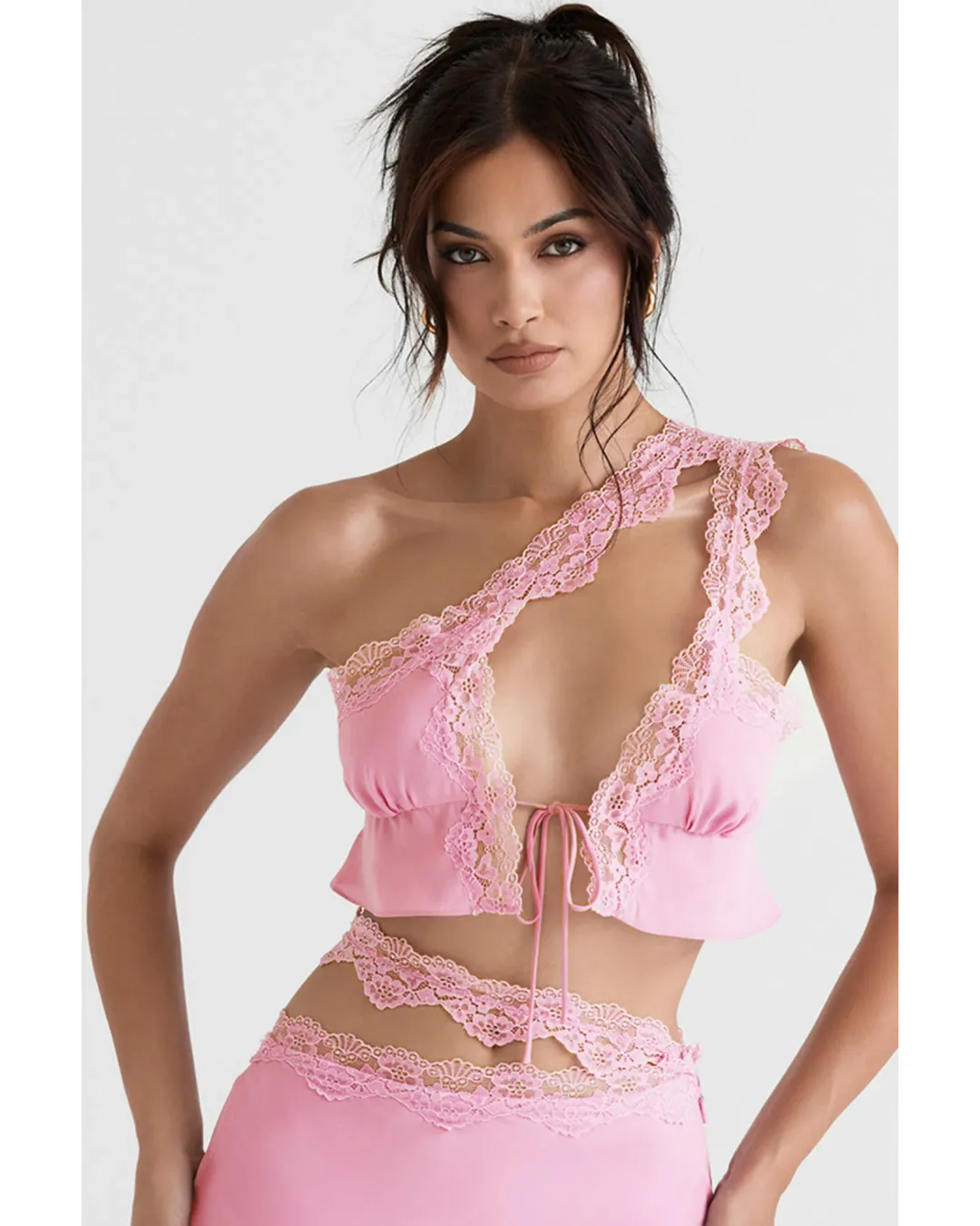 House Of CB Lorena Set in Pink Size S / AU 8 for rent on The Volte - main image
