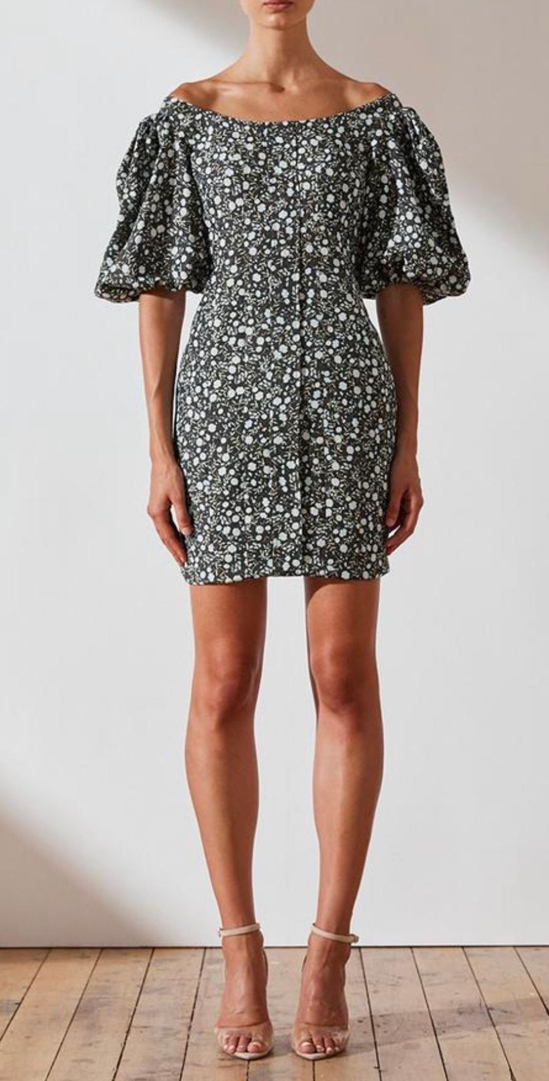 Shona Joy Parker Linen Fitted Mini Dress for rent on The Volte - main image