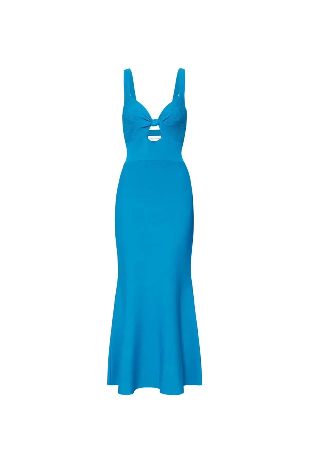 Rebecca Vallance Alma Knit Midi Dress Blue Size 10 - Image 3