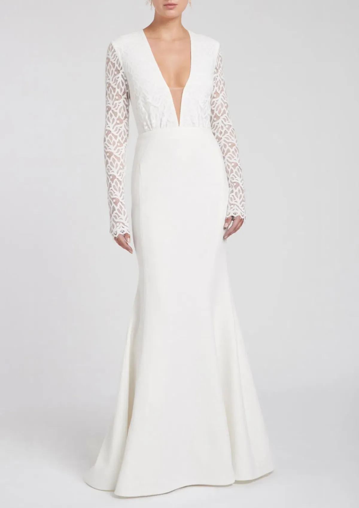 Rebecca Vallance Harper Gown Ivory Size AU 8  - Image 1