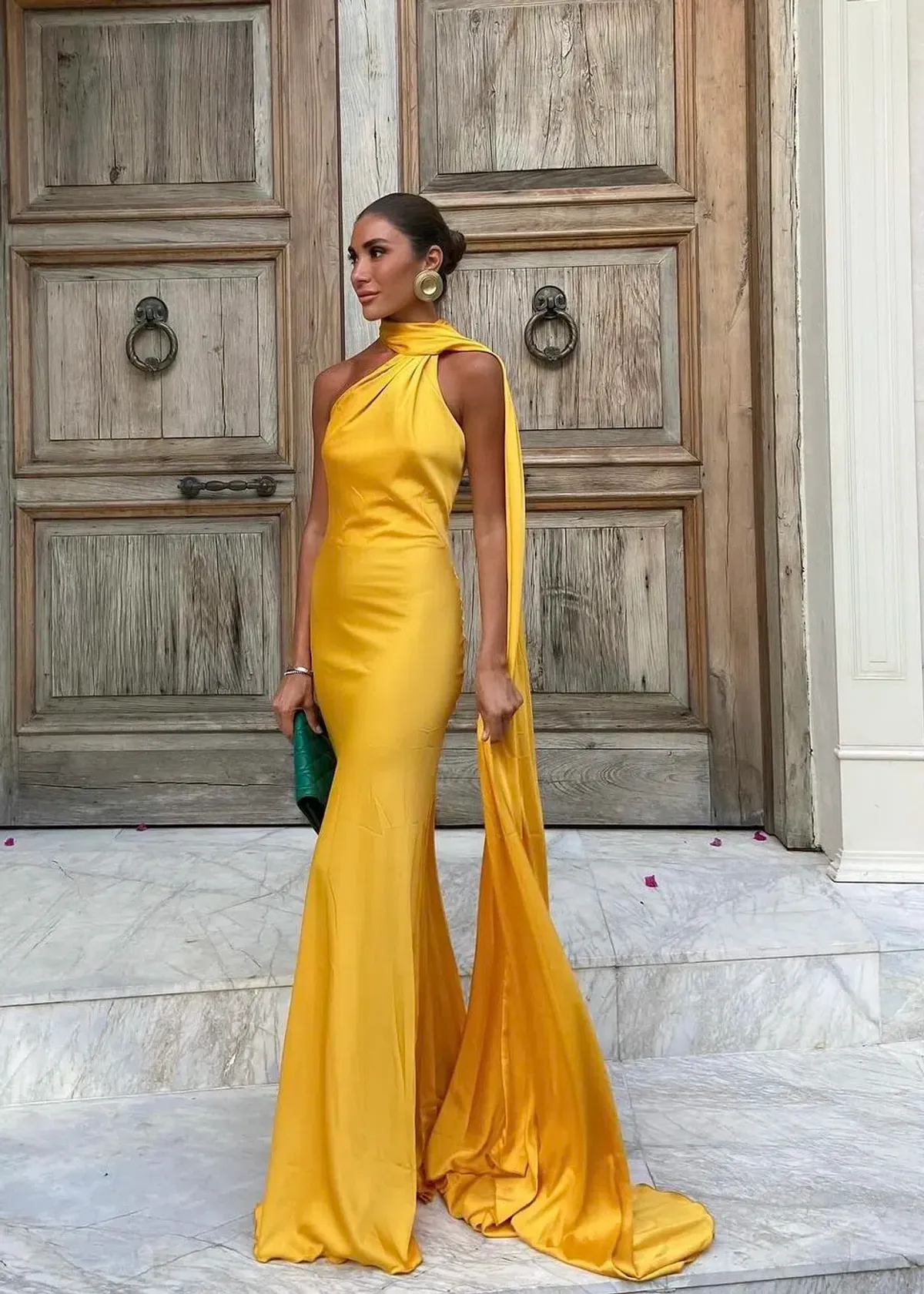 KAOA Backless Maxi Dress in Yellow Canary Size XS / AU 6 - Image 3