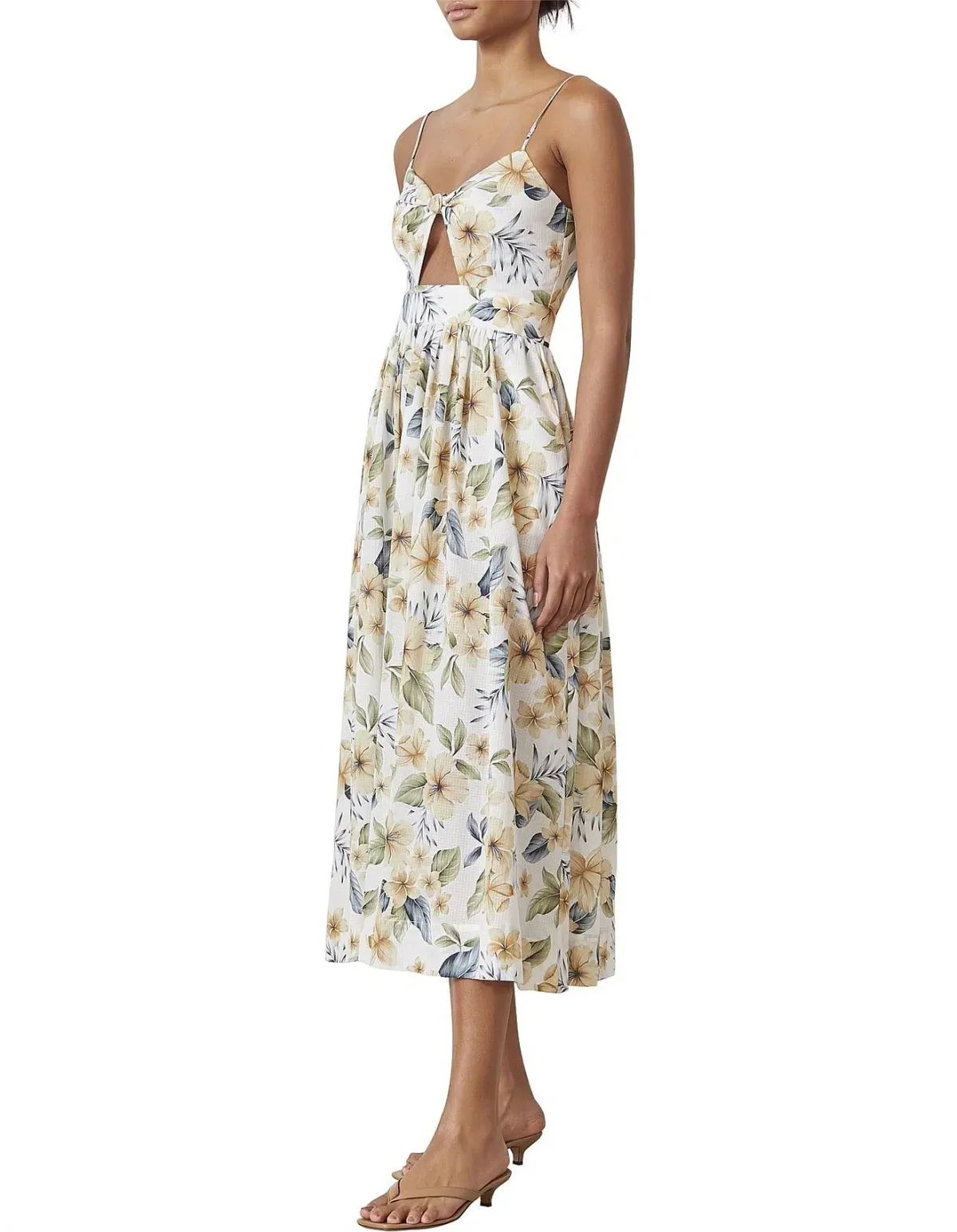 Bec & Bridge Fleurette Midi Dress Floral Size 12 - Image 2