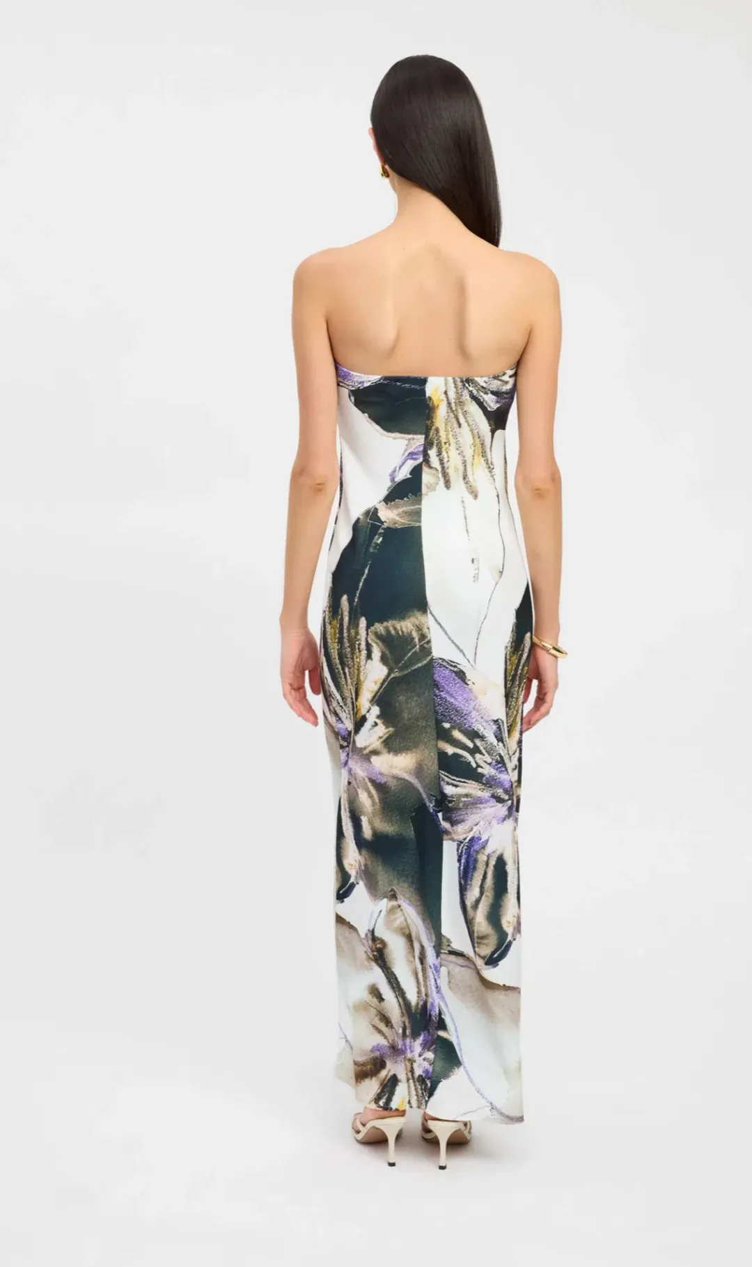 Kookai Ava Midi Dress Multi Floral Size 36 / AU 8 for rent on The Volte - main image