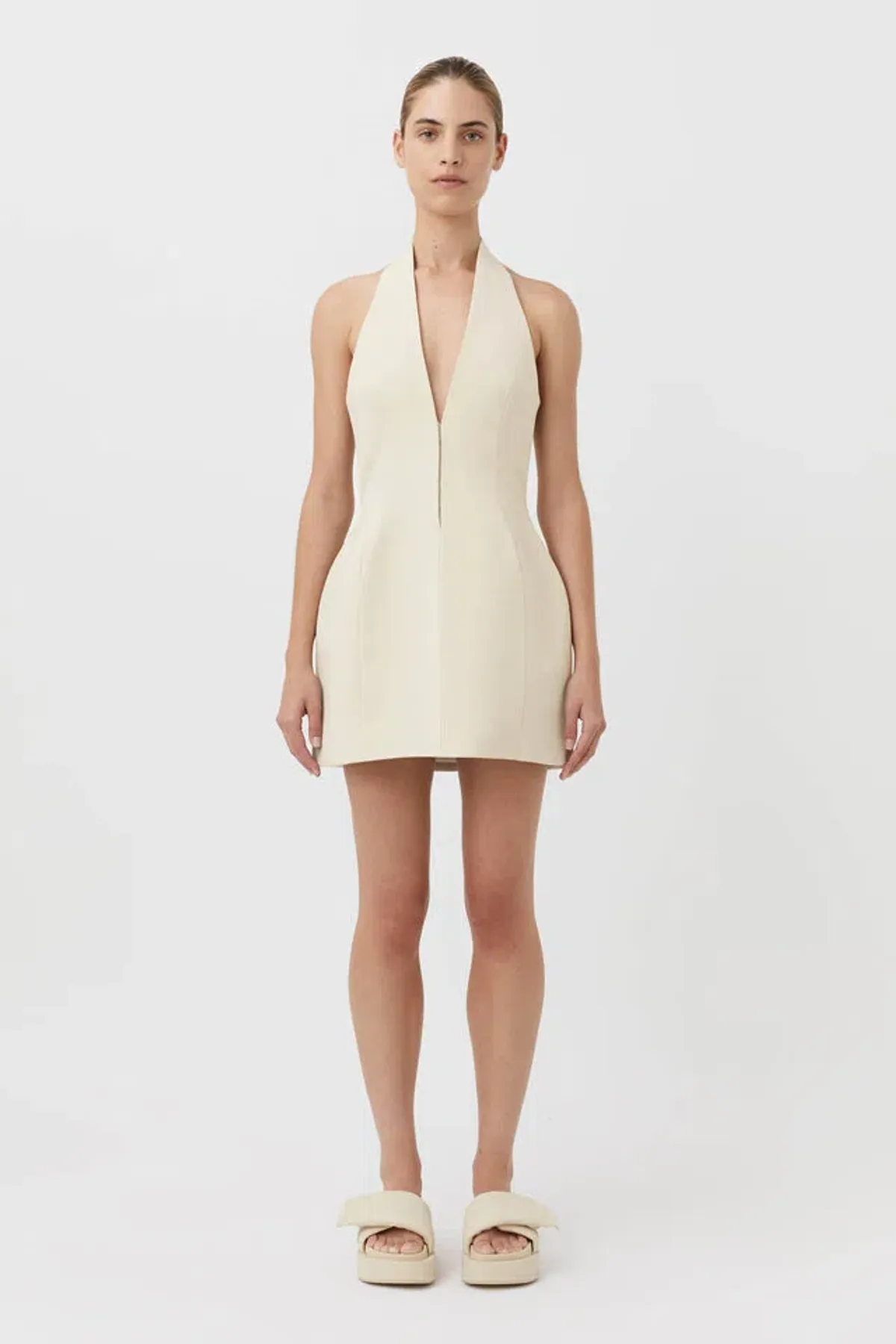 Camilla & Marc Petra Mini Dress Pale Pistachio Size 4 - Image 1