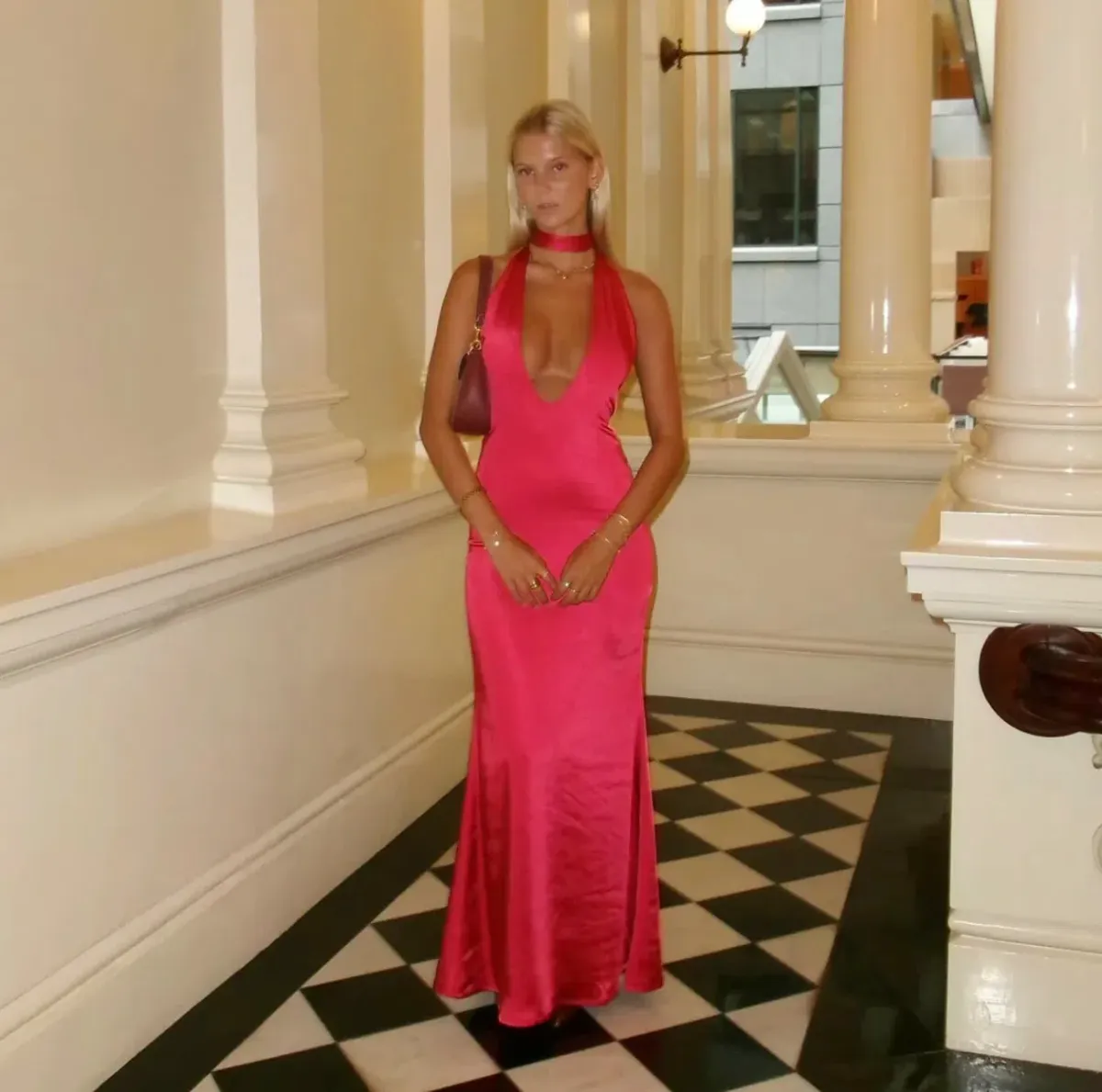 I am Delilah Margot Dress Cherry Red Size S/Au 8 - Image 2