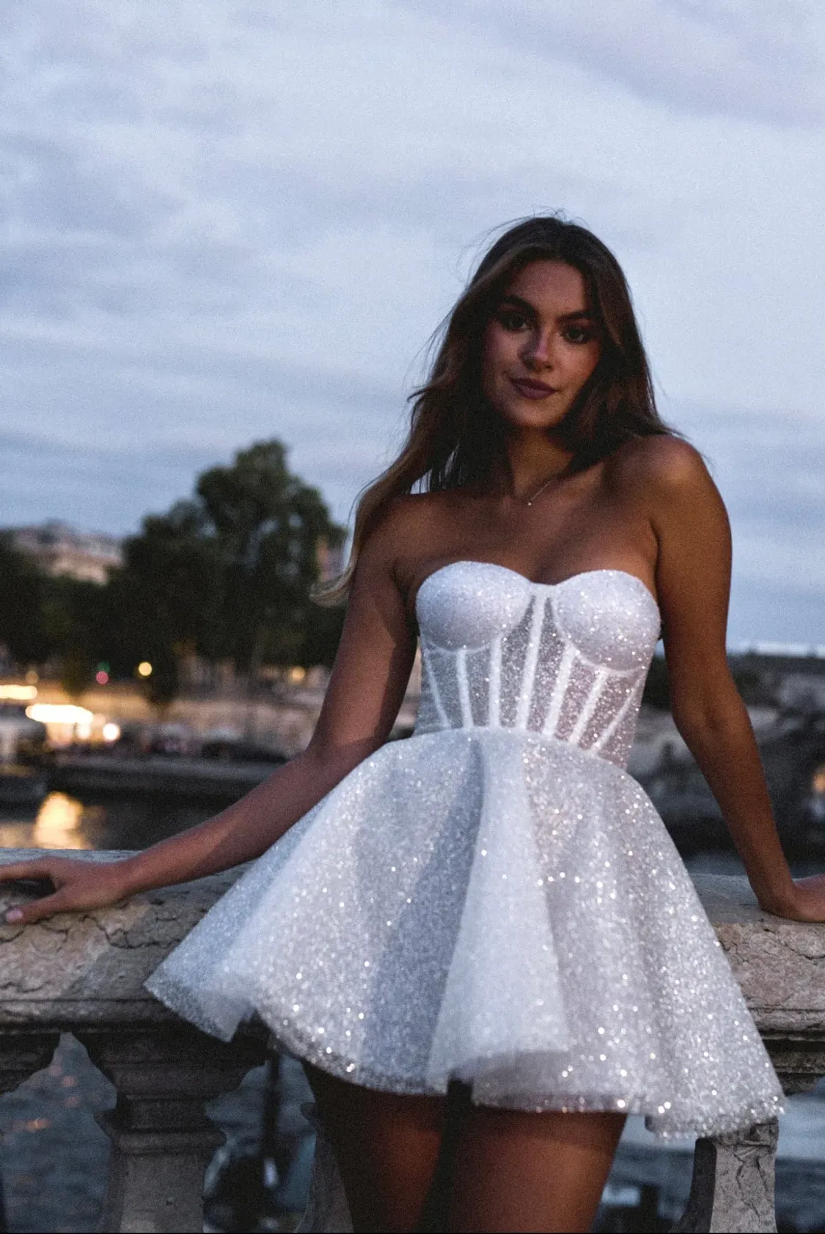 Rosie Etienne Emmelie Dress White Size 8 - Image 6