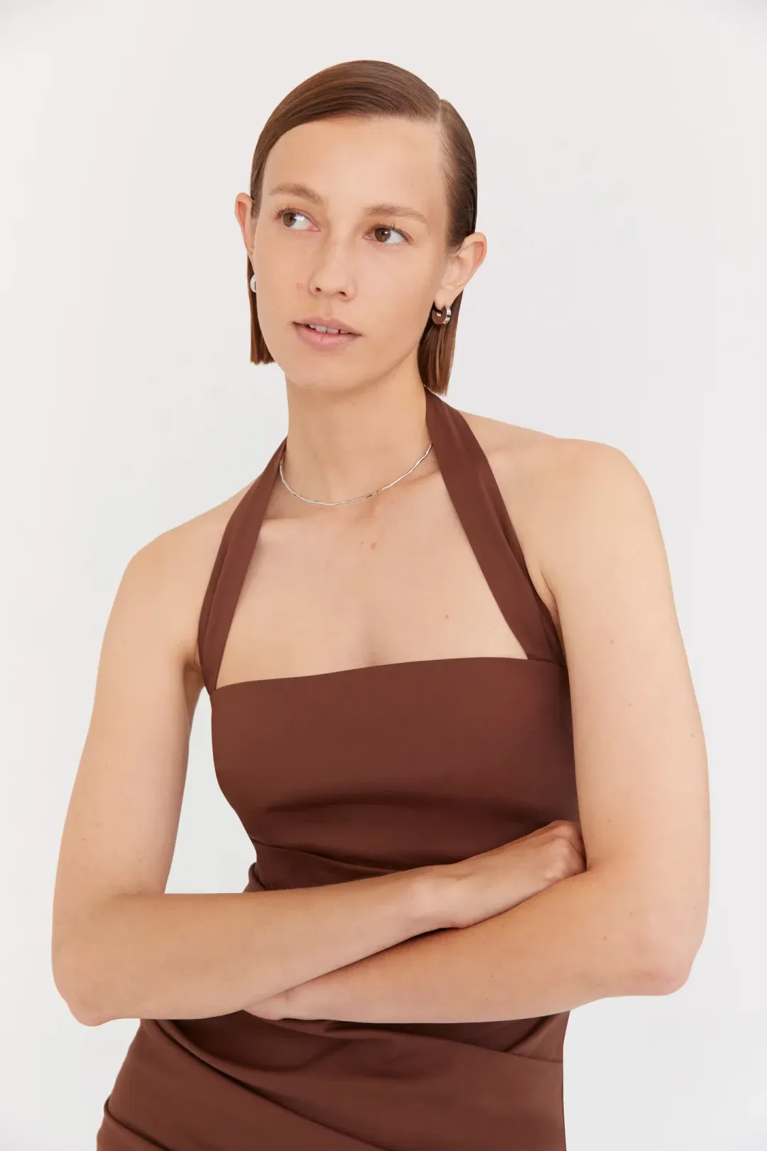 Sir the Label Nikki Gown Brown Size 10 for rent on The Volte - main image