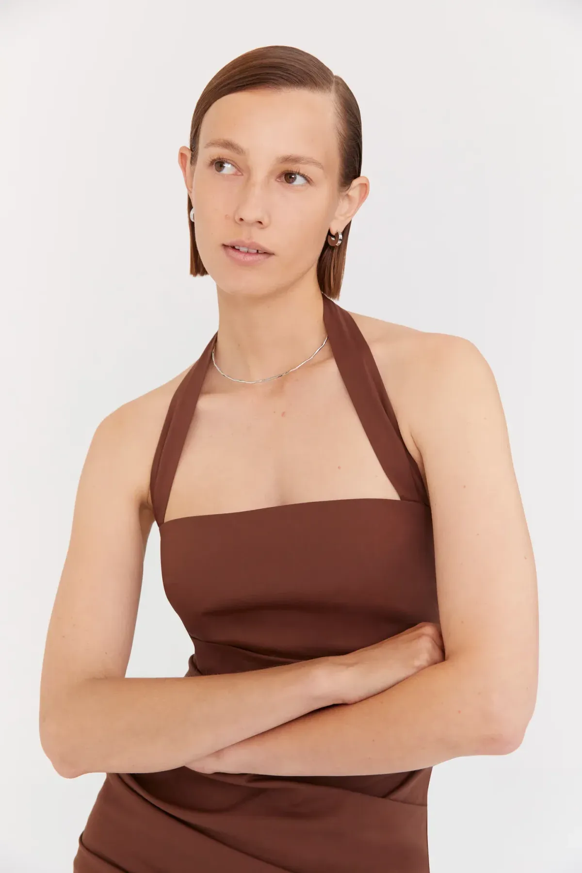 Sir the Label Nikki Gown Brown Size 10 - Image 3