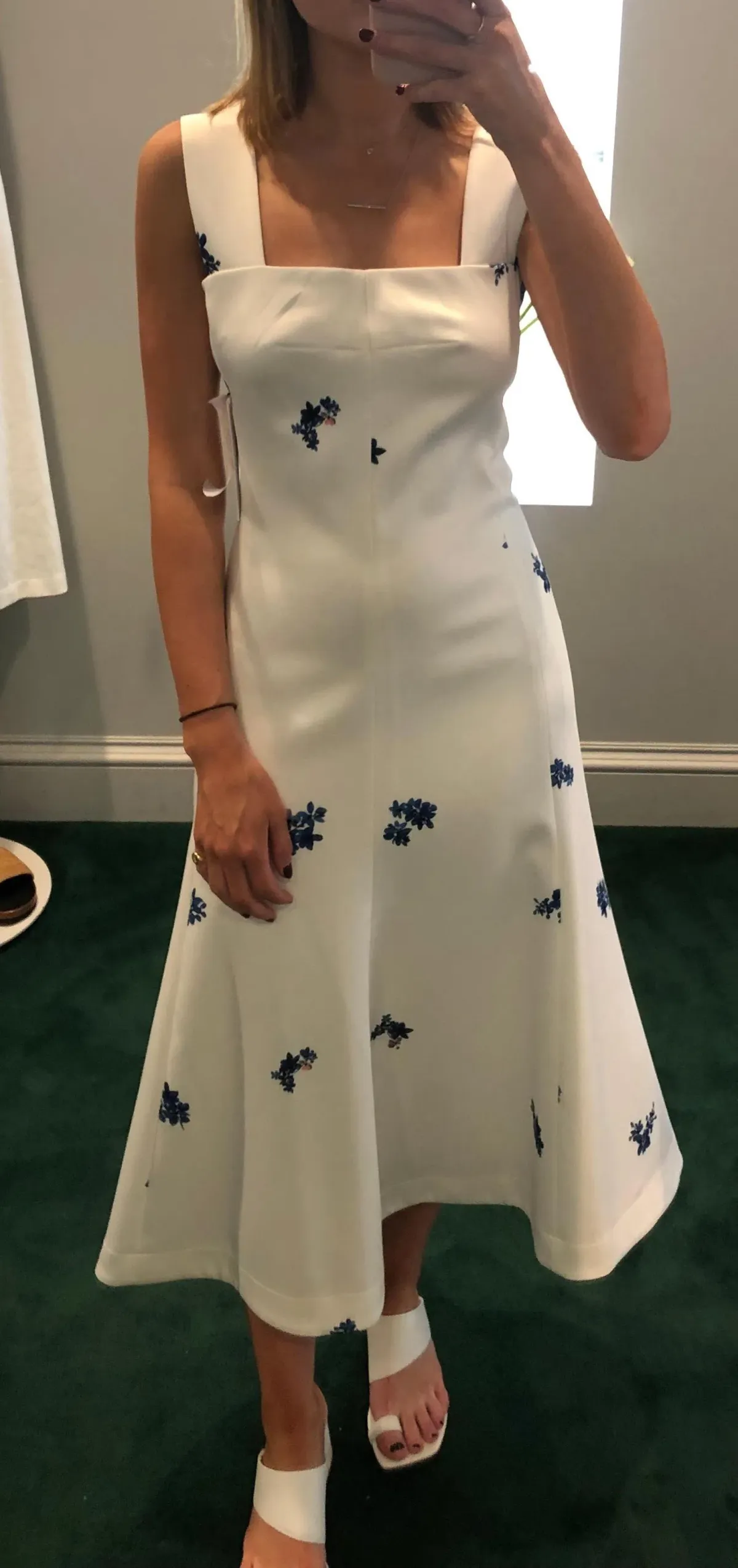 Camilla and Marc Diliana Midi Dress White Size 6 - Image 3