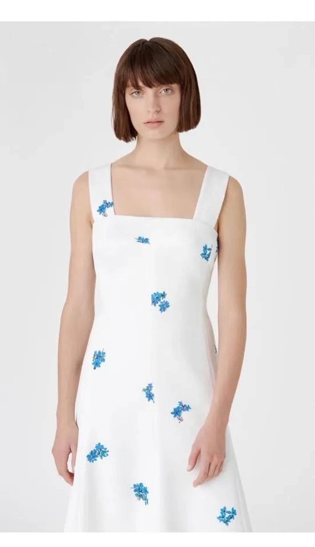Camilla and Marc Diliana Midi Dress White Size 6 for rent on The Volte - main image