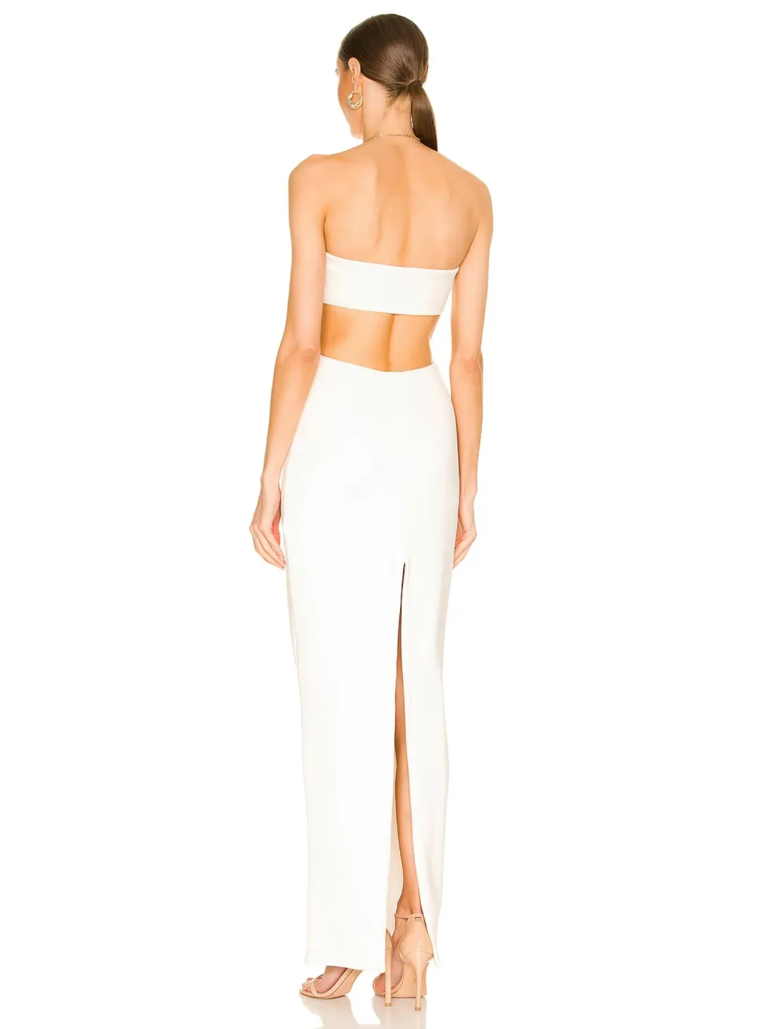 Natalie Rolt Carmen Gown White Size XS / AU 6 for rent on The Volte - main image