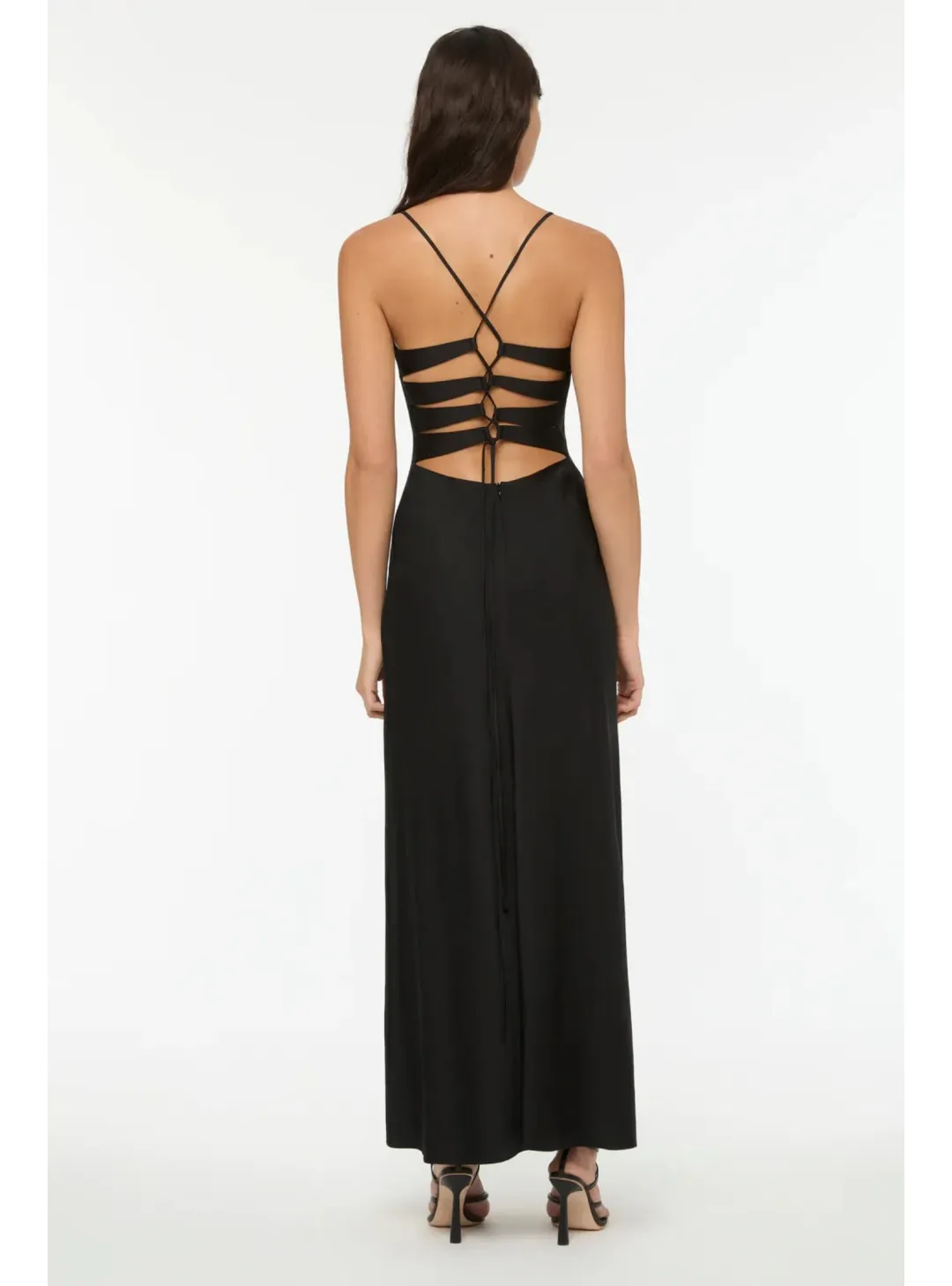 Manning Cartell Time To Shine Slip Dress in Black Size AU 4 for rent on The Volte - main image