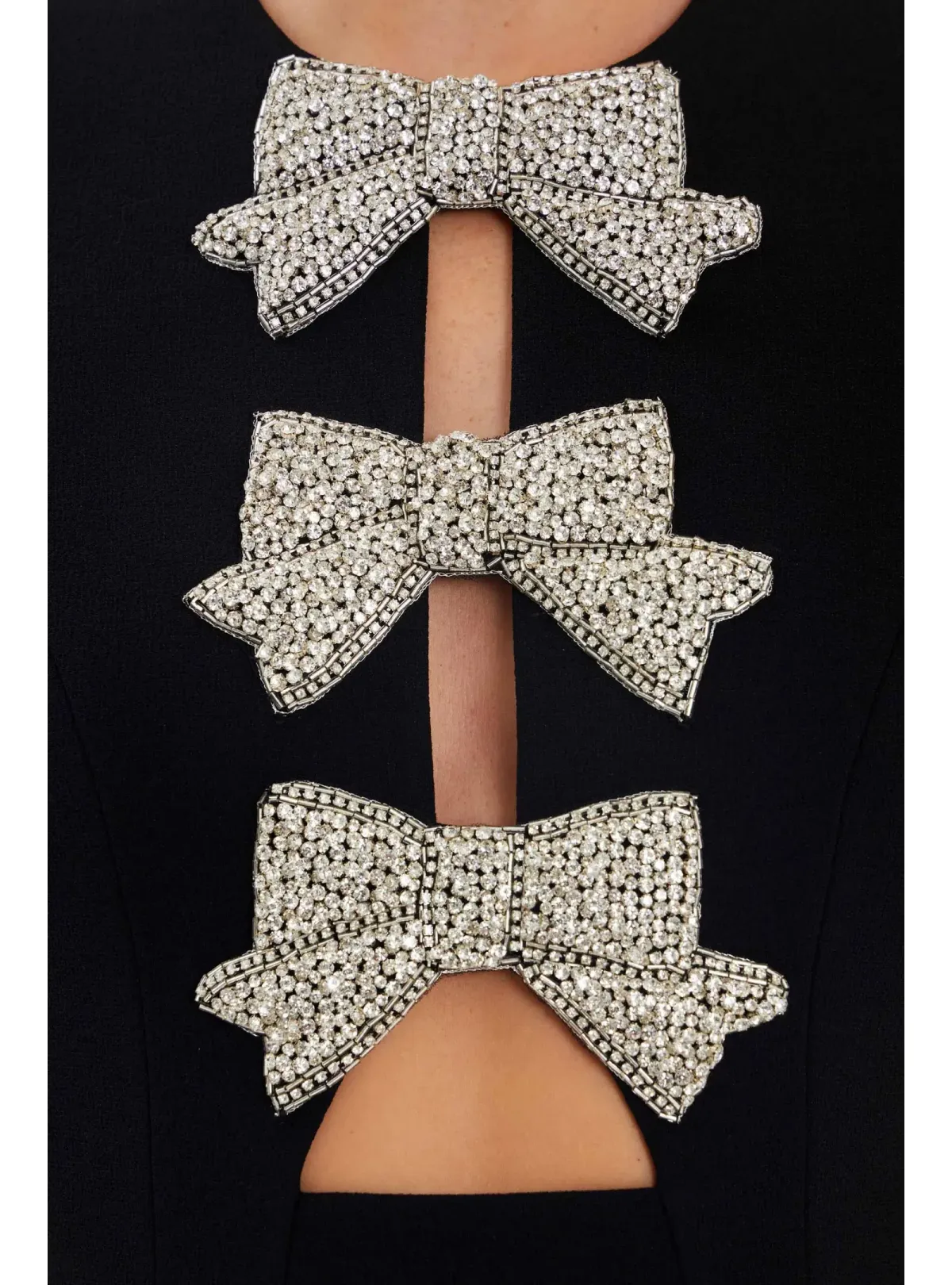 Rebecca Vallance Juliana Puff Sleeve Mini Dress in Black Size AU 8 - Image 3