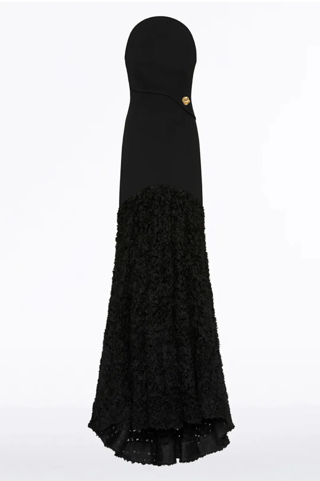 Carla Zampatti Nastro Strapless Gown Black Size 6 for rent on The Volte - main image