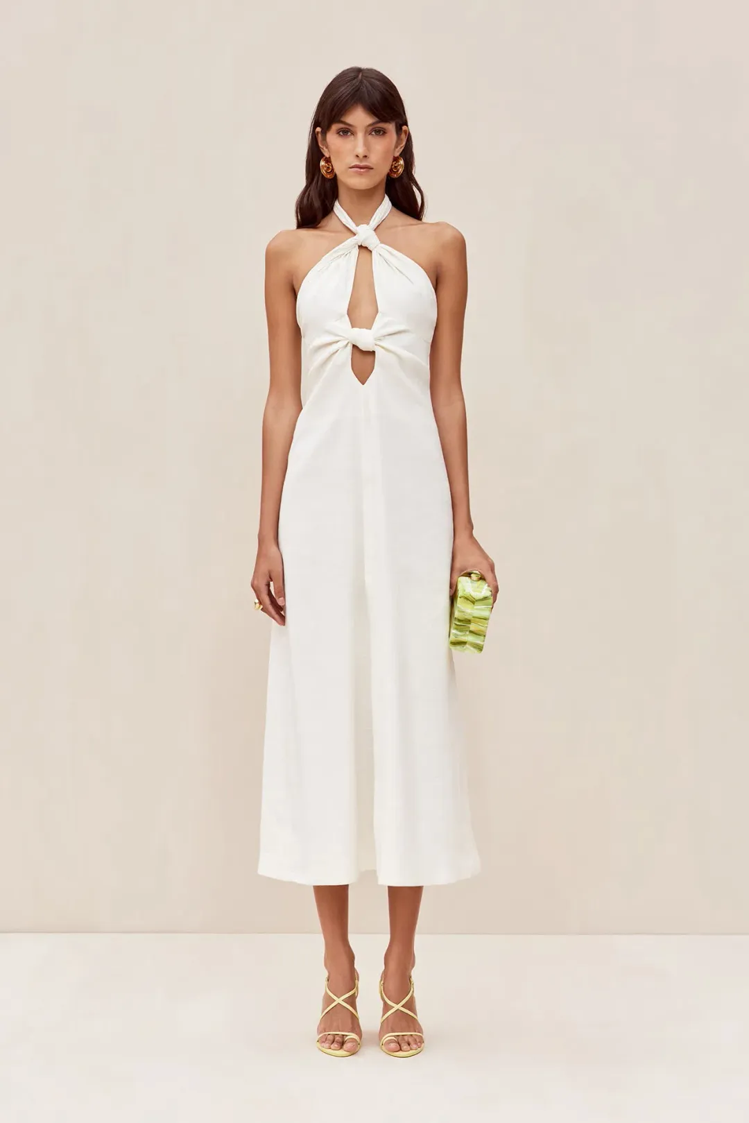 Cult Gaia Susana Dress Off White Size XS / AU 6 for rent on The Volte - main image