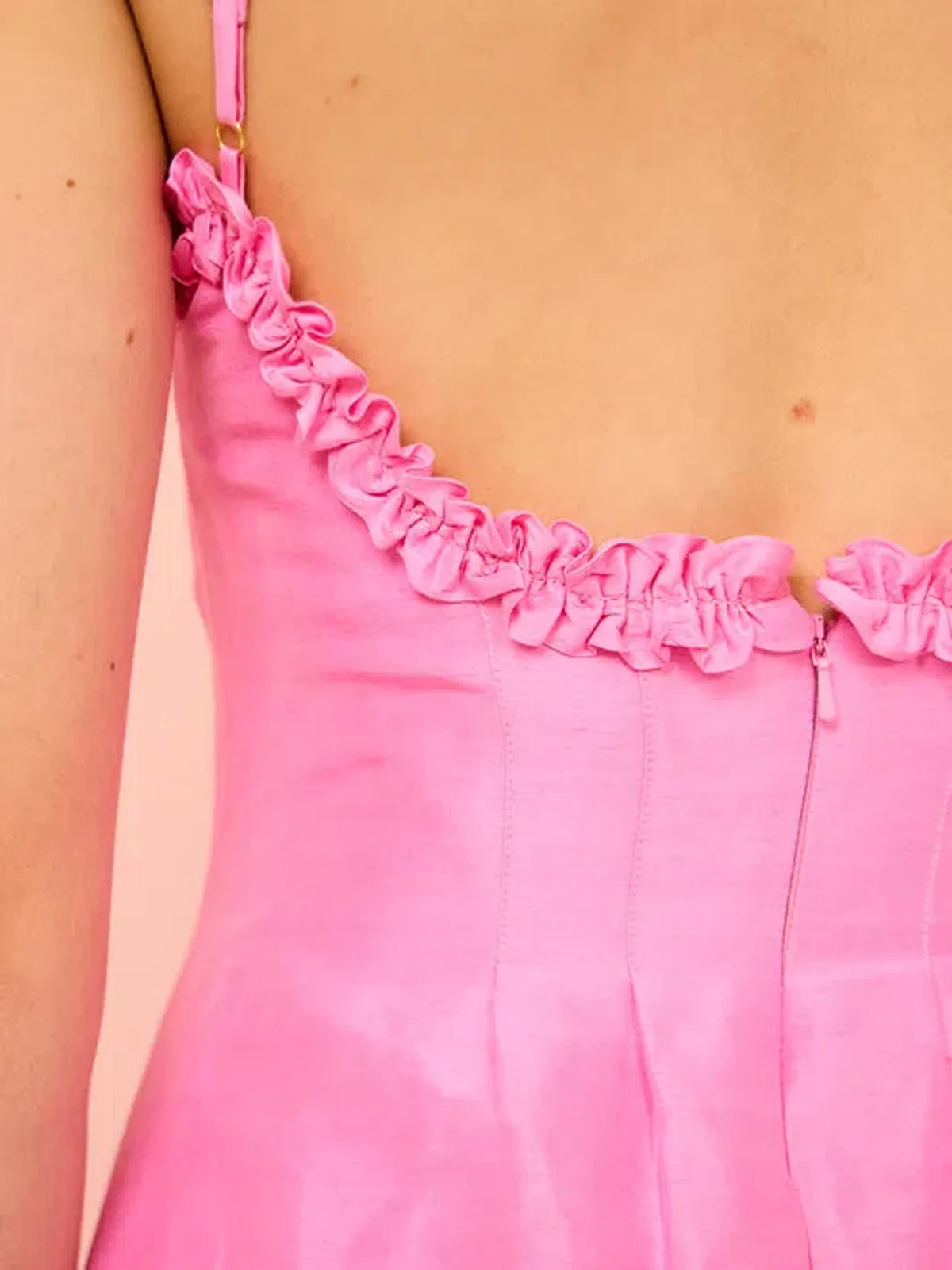 Aston Studio Raquel Dress In Candy Silk Size 12 - Image 5