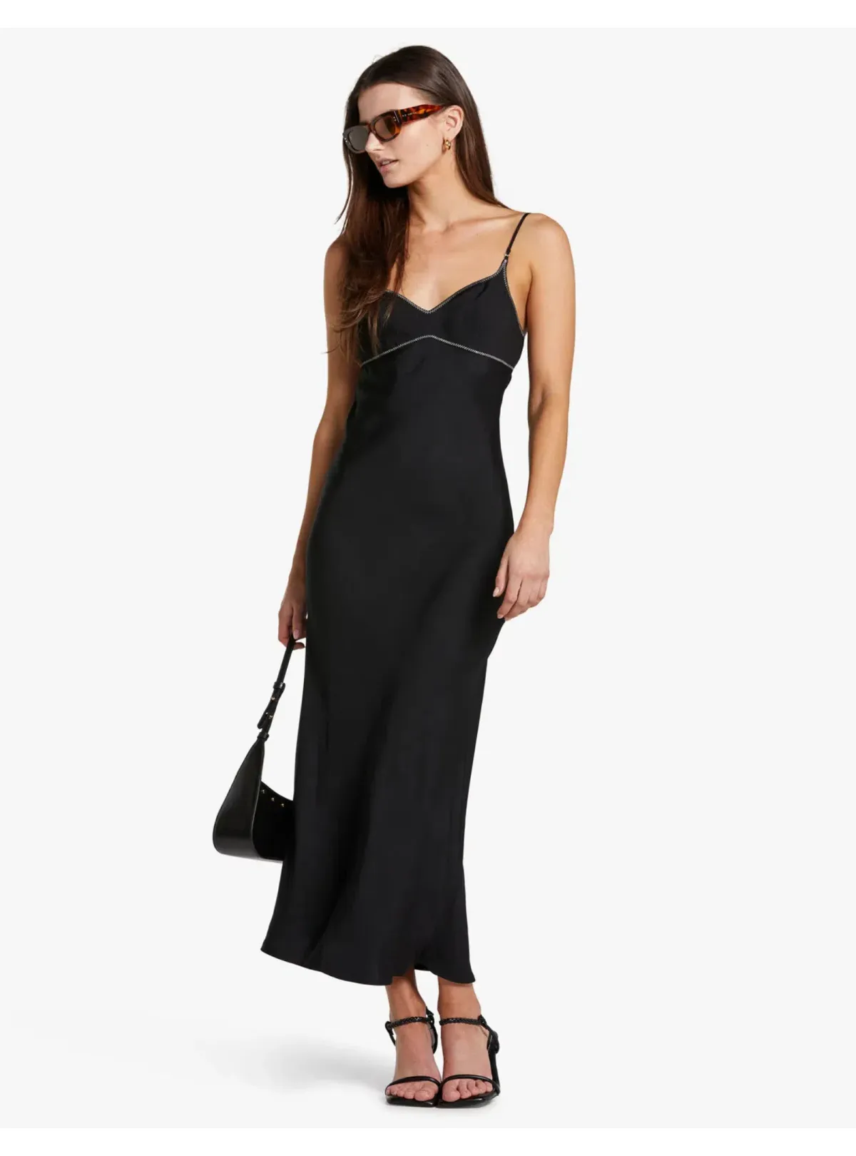 Bec & Bridge Emery Midi Dress Black Size AU 6 - Image 4