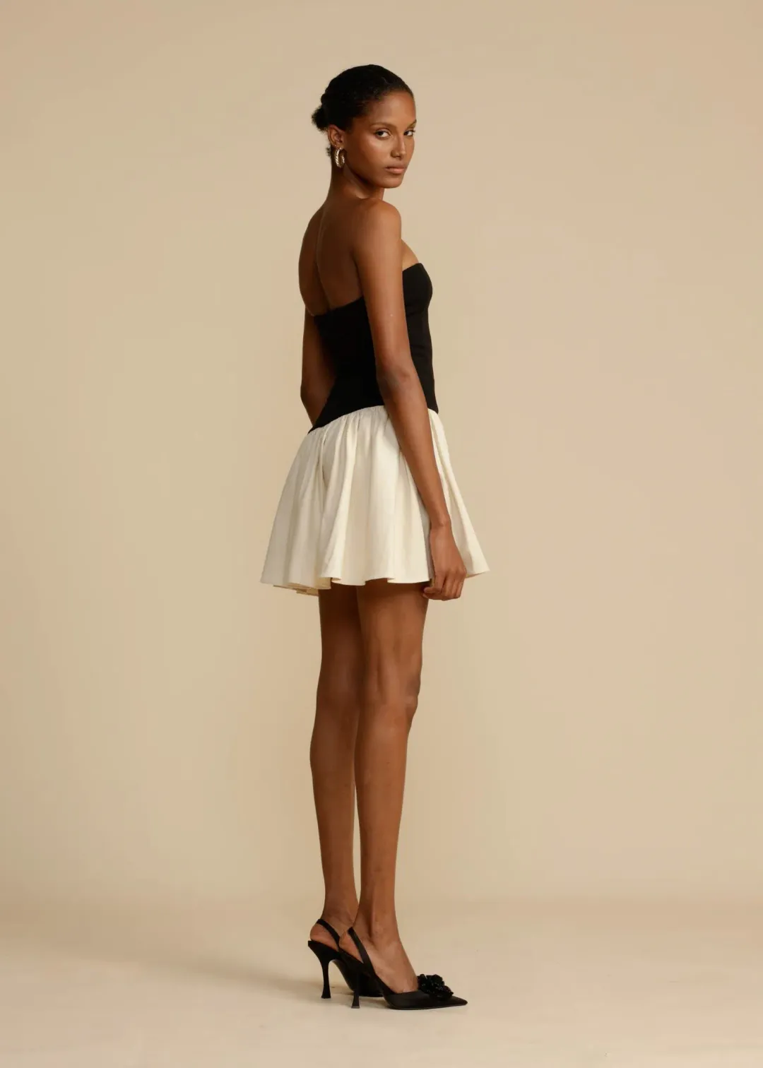 Arcina Ori Celine Dress Black White Size S/Au 10 for rent on The Volte - main image