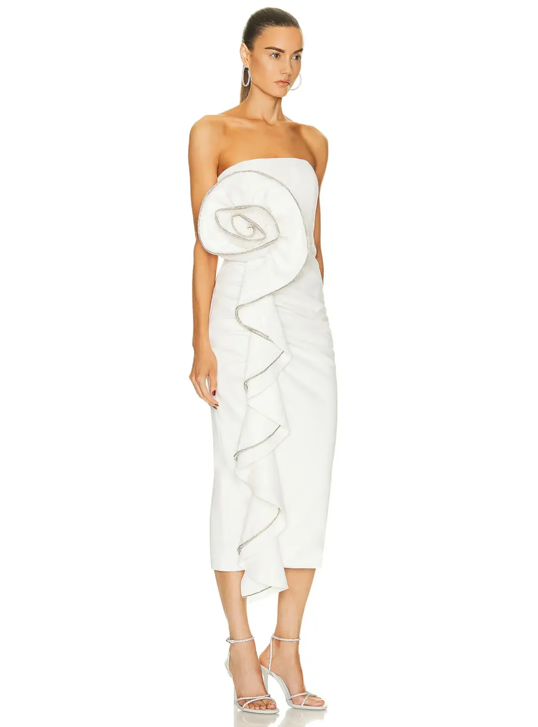 Rachel Gilbert Santiago Dress White Size 1 / AU 8 for rent on The Volte - main image