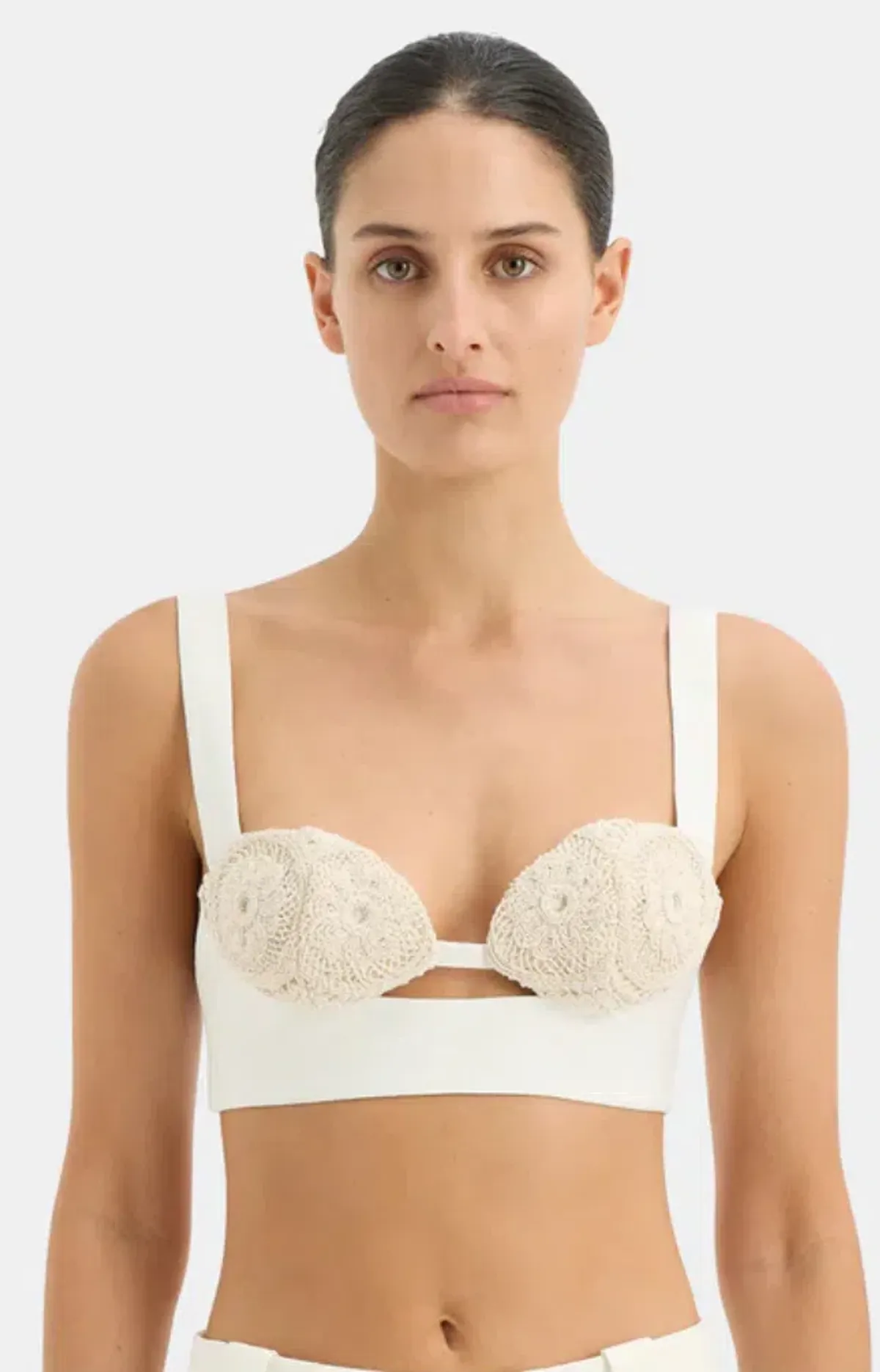 Sir The Label Atacama Bralette Size 2 & Midi Skirt Size 1 Set Natural - Image 5