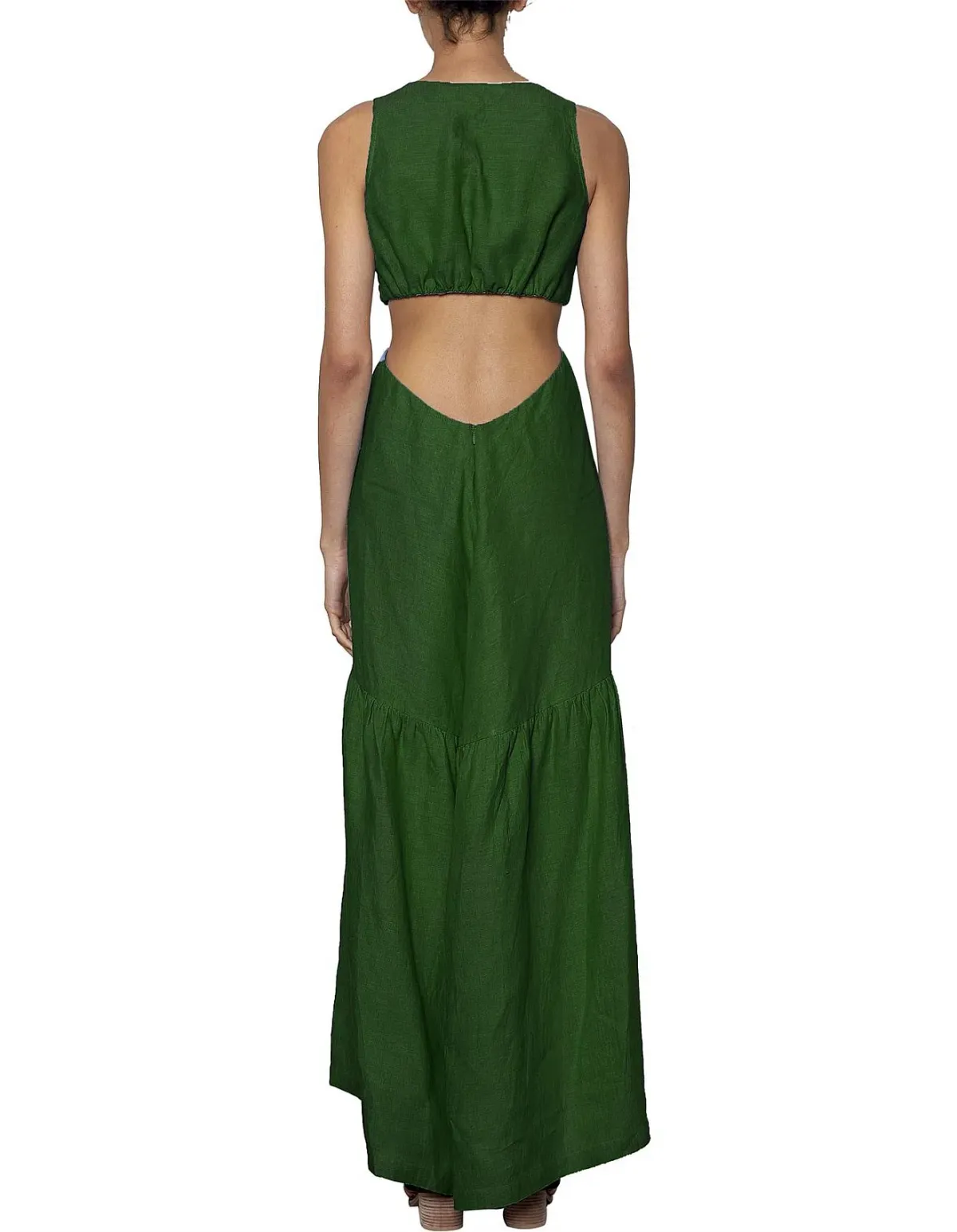 Kitx Evolve Cut Out Maxi Dress Green Size 10 - Image 2
