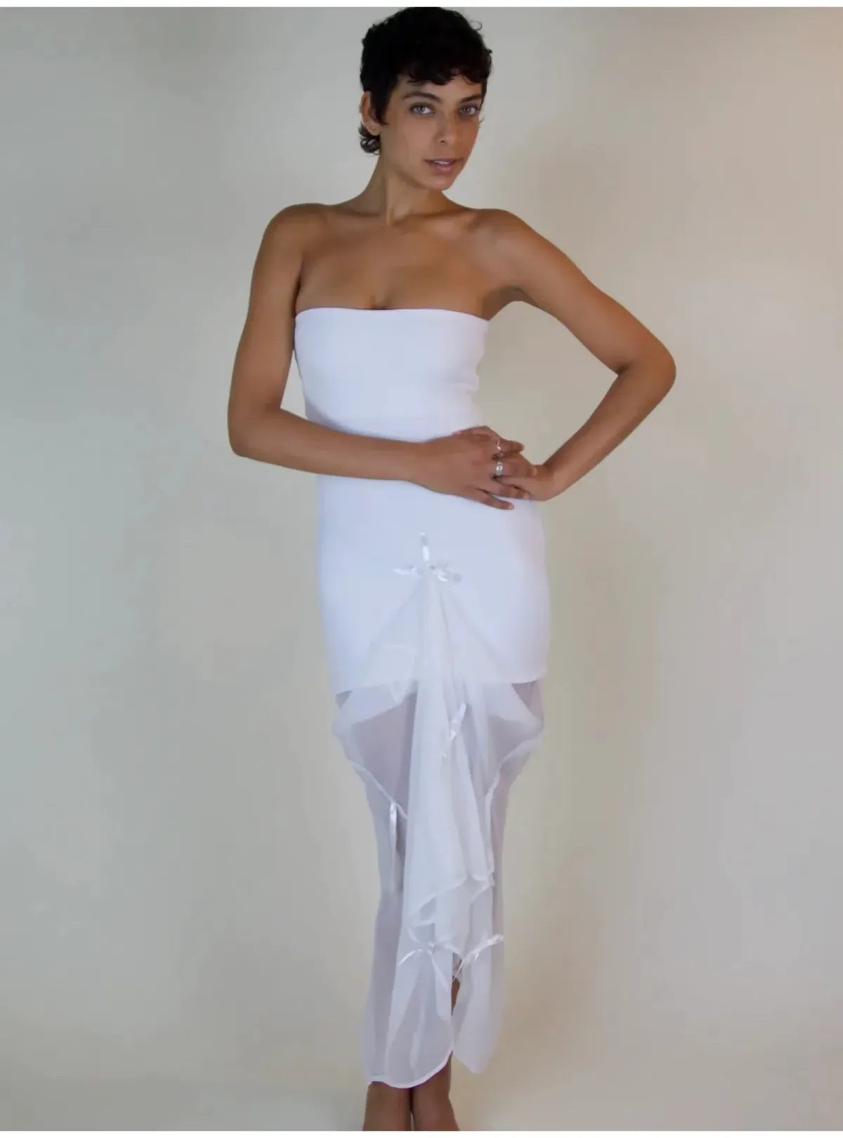 BUCI NYC Métis Dress Ivory Size S  - Image 2