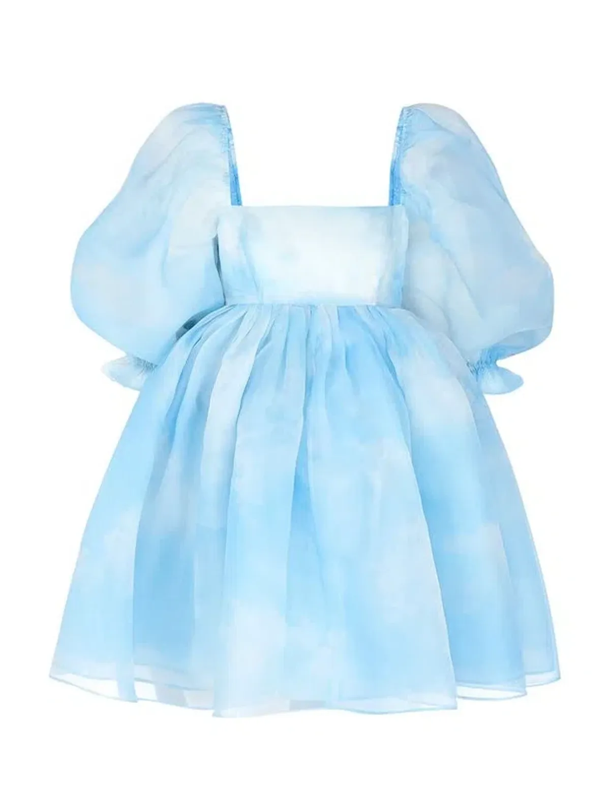 Selkie Head in the Clouds Puff Mini Dress Blue Size L / AU 12 - Image 3