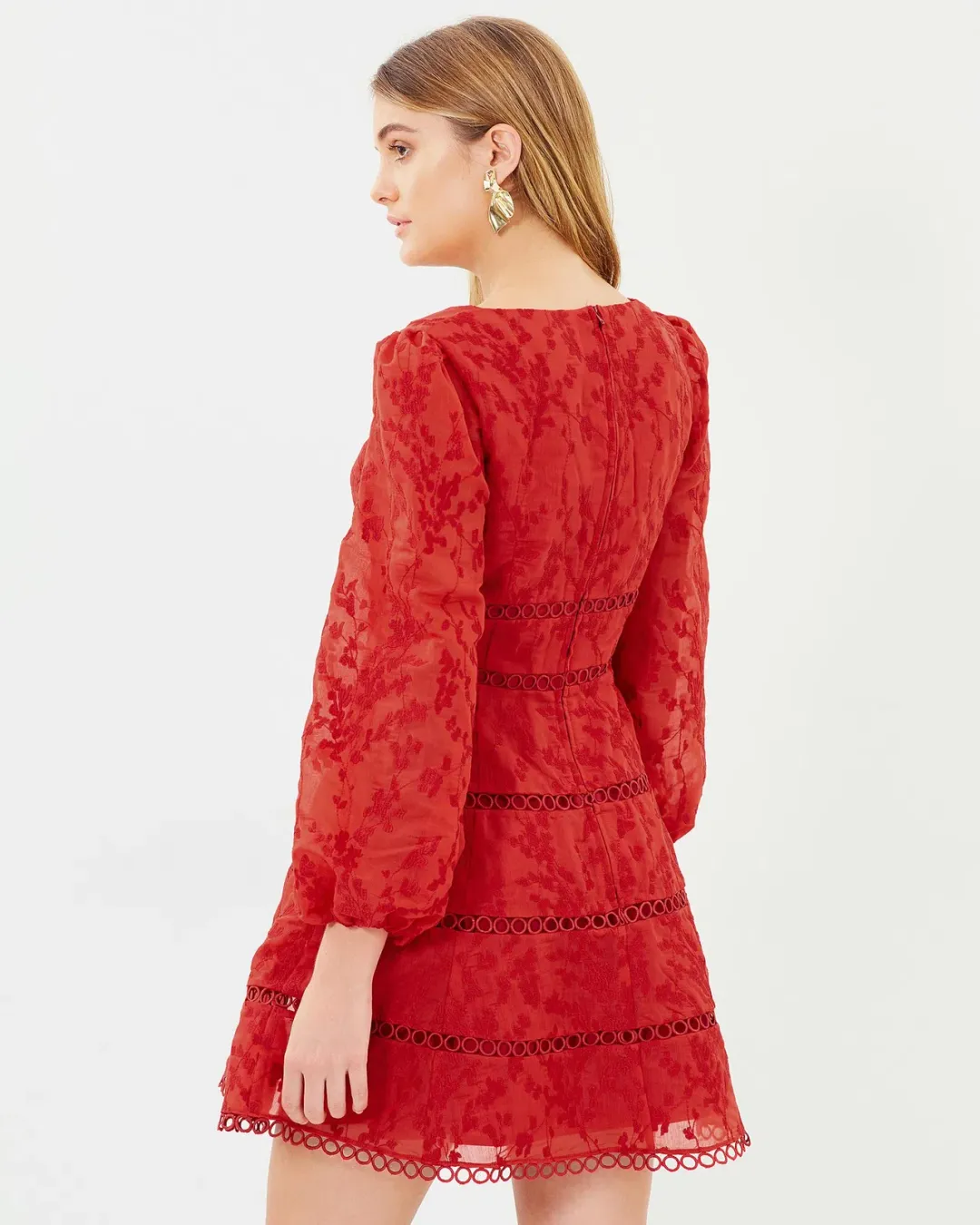 Keepsake The Label About Us Mini Dress Red Size 12 for rent on The Volte - main image