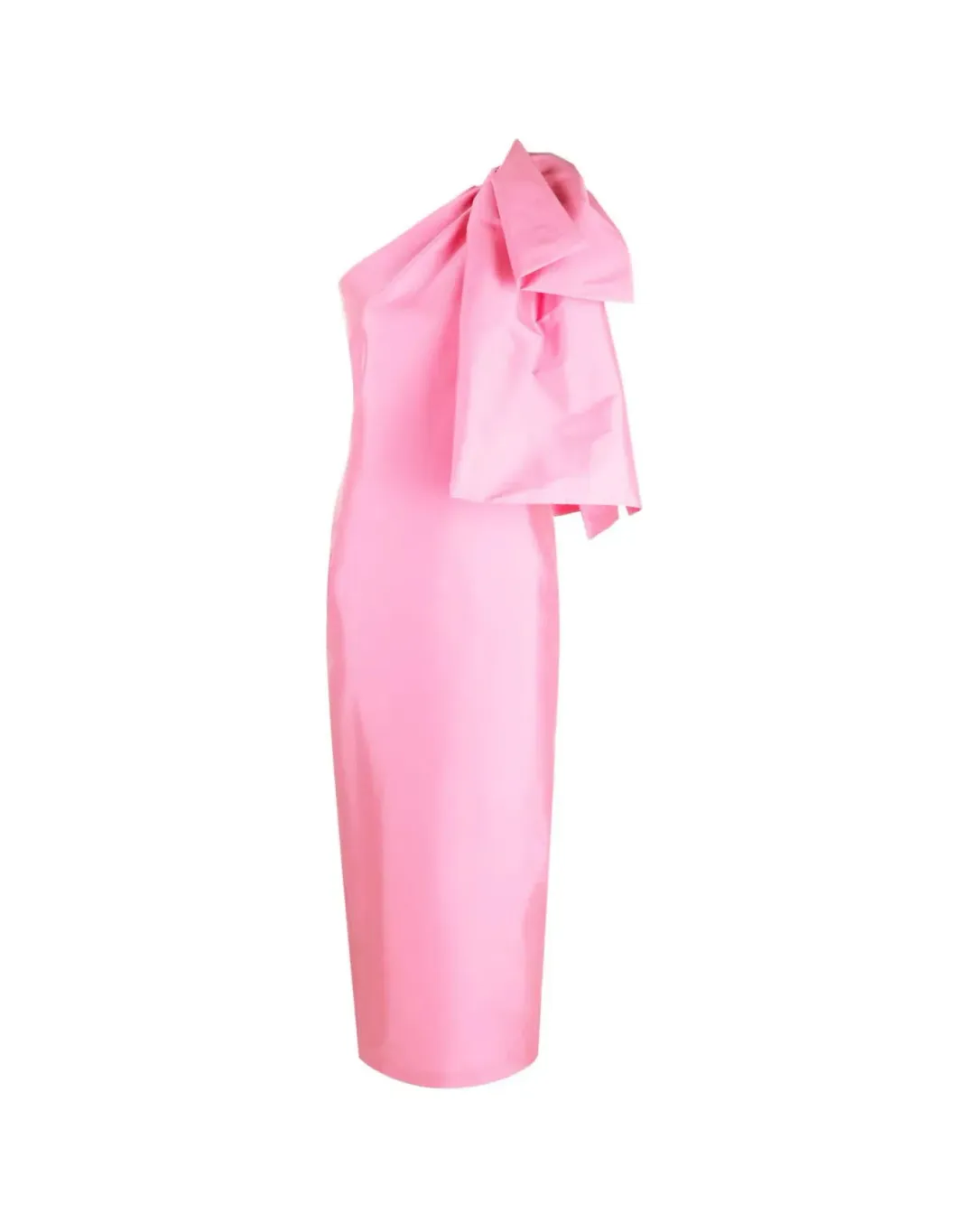 Bernadette Josselin Bow-Embellished Midi Dress Pink Size EU42 / AU 14 for rent on The Volte - main image