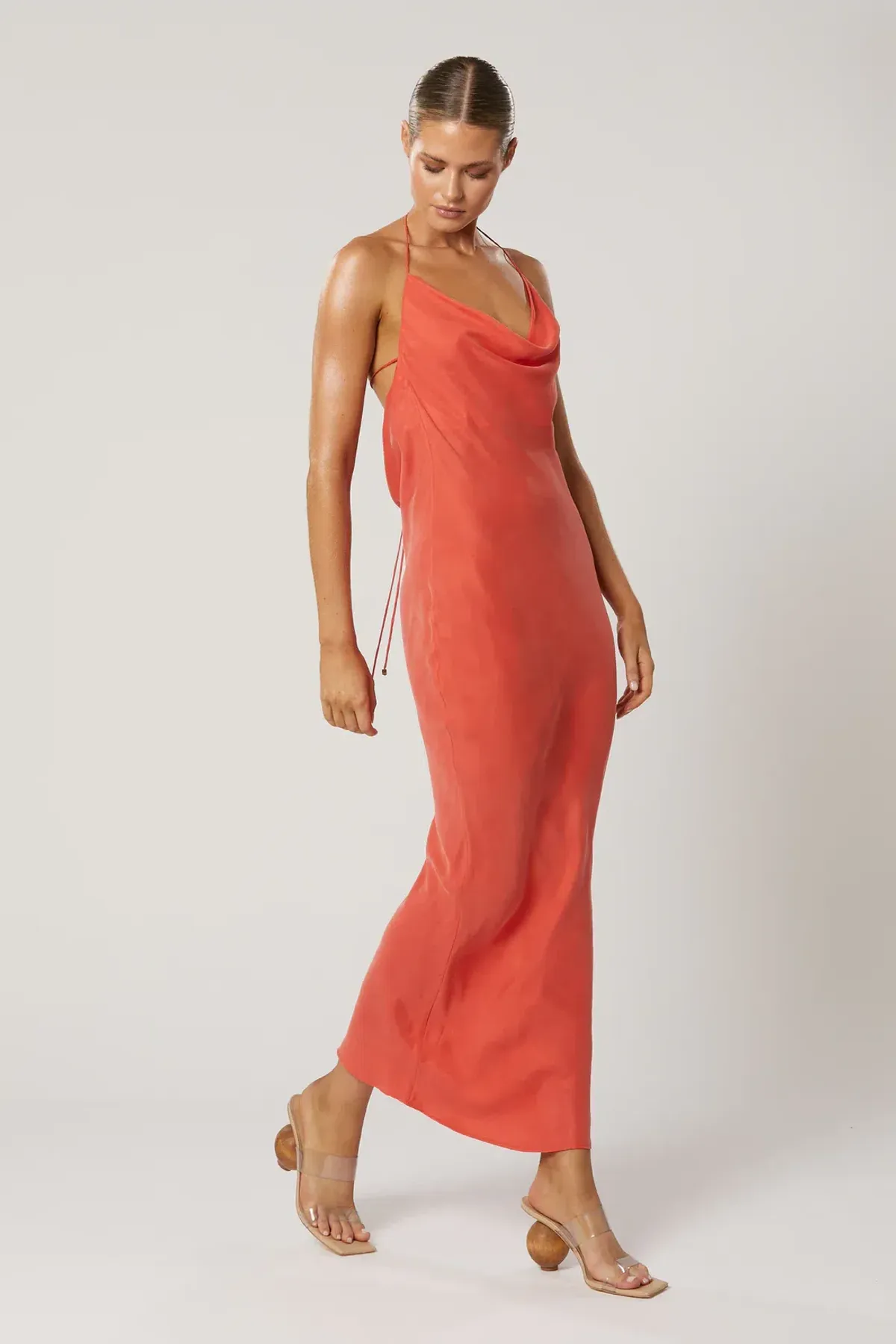 Winona Marcella Cowl Dress Scarlet Red Size XXS / AU 4 - Image 5