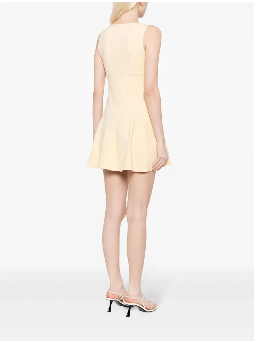 Mayve Knit Mini Dress Yellow Size XS / AU 8 for rent on The Volte - main image