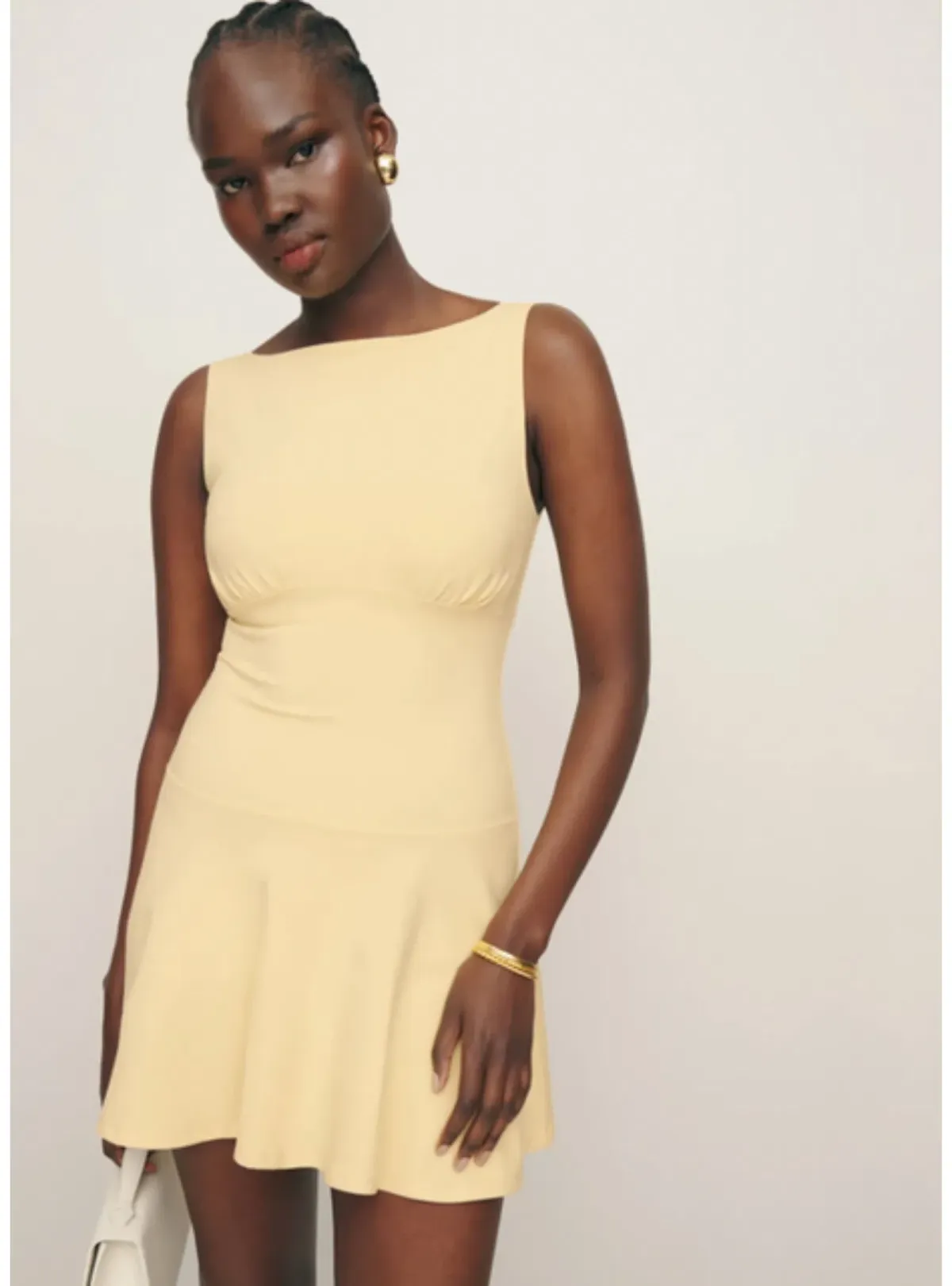 Mayve Knit Mini Dress Yellow Size XS / AU 8 - Image 3