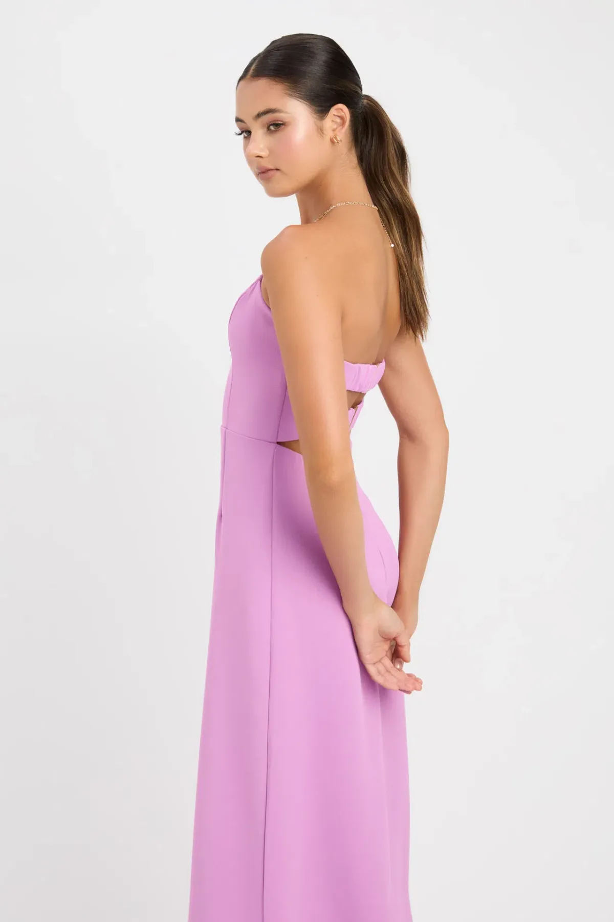 Kookai Alpha Strapless Dress Violet Size 34 / AU 6 - Image 2