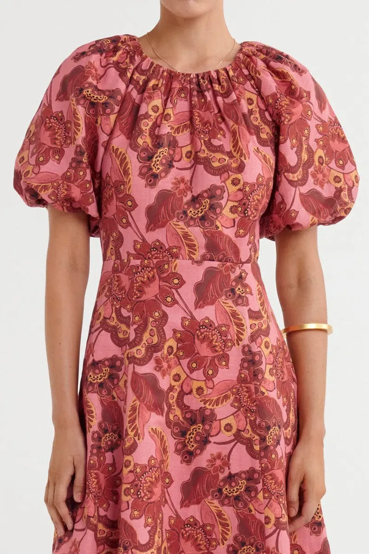 Steele Lola Midi Dress Chambertin Size S / AU 8 - Image 2