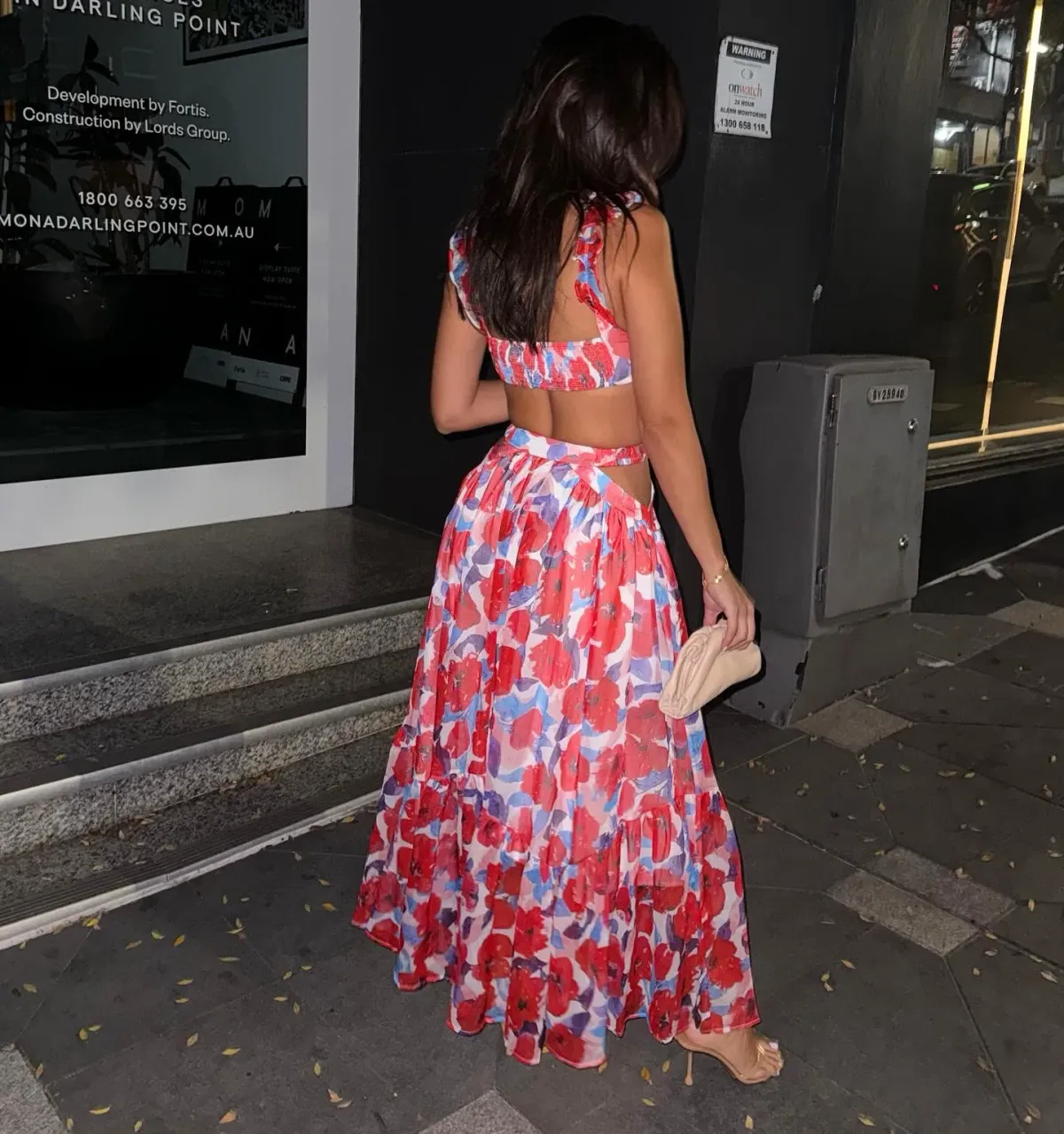 Nia & Rose Summer Breeze Maxi Dress Floral Size 8  - Image 3